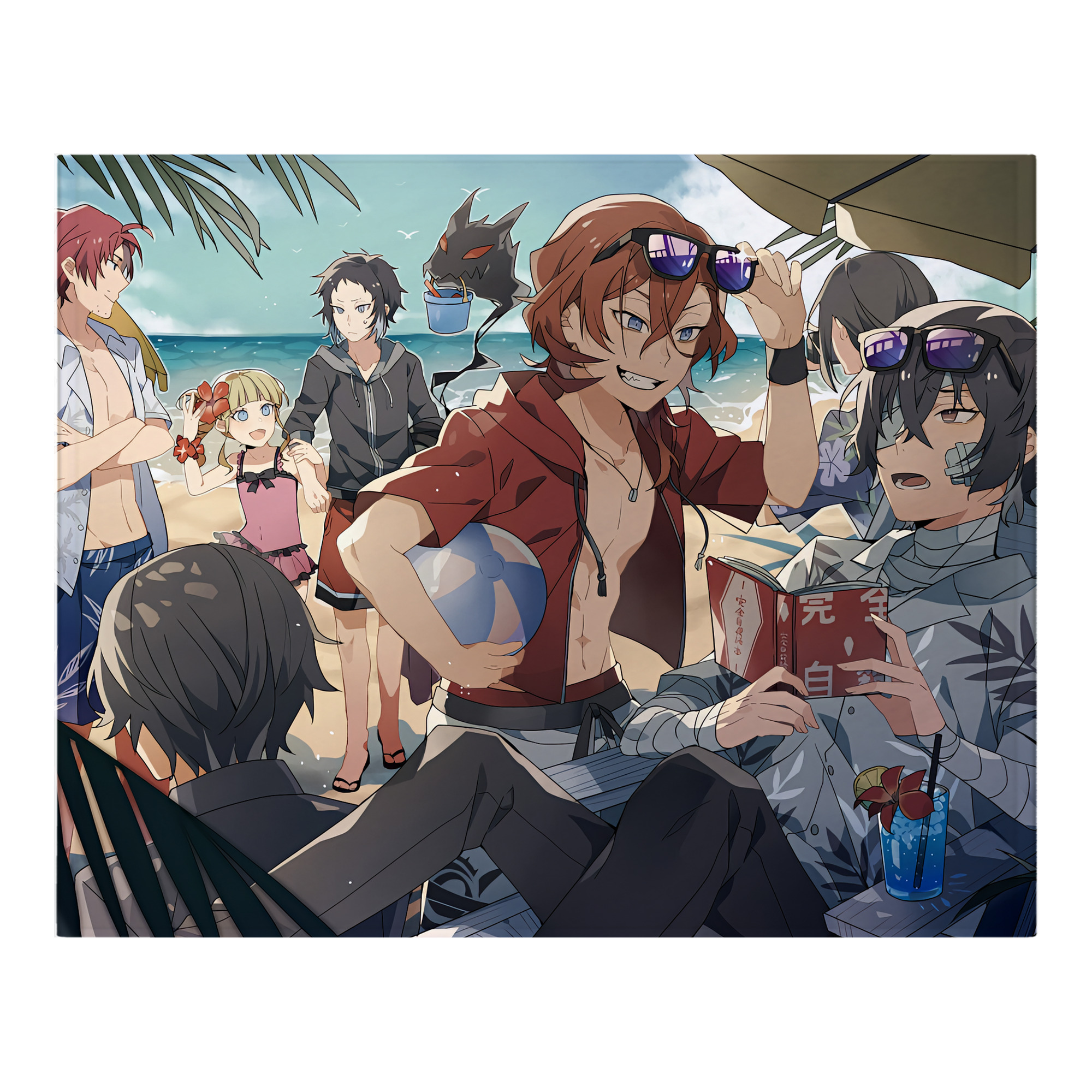 （画像用） 文豪ストレイドッグス Bungo Stray Dogs フランネルブランケット・多サイズ対応（横型）