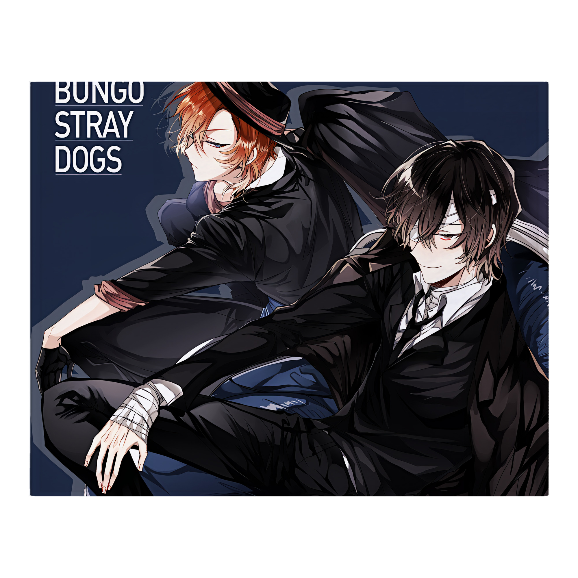 （画像用） 文豪ストレイドッグス Bungo Stray Dogs フランネルブランケット・多サイズ対応（横型）