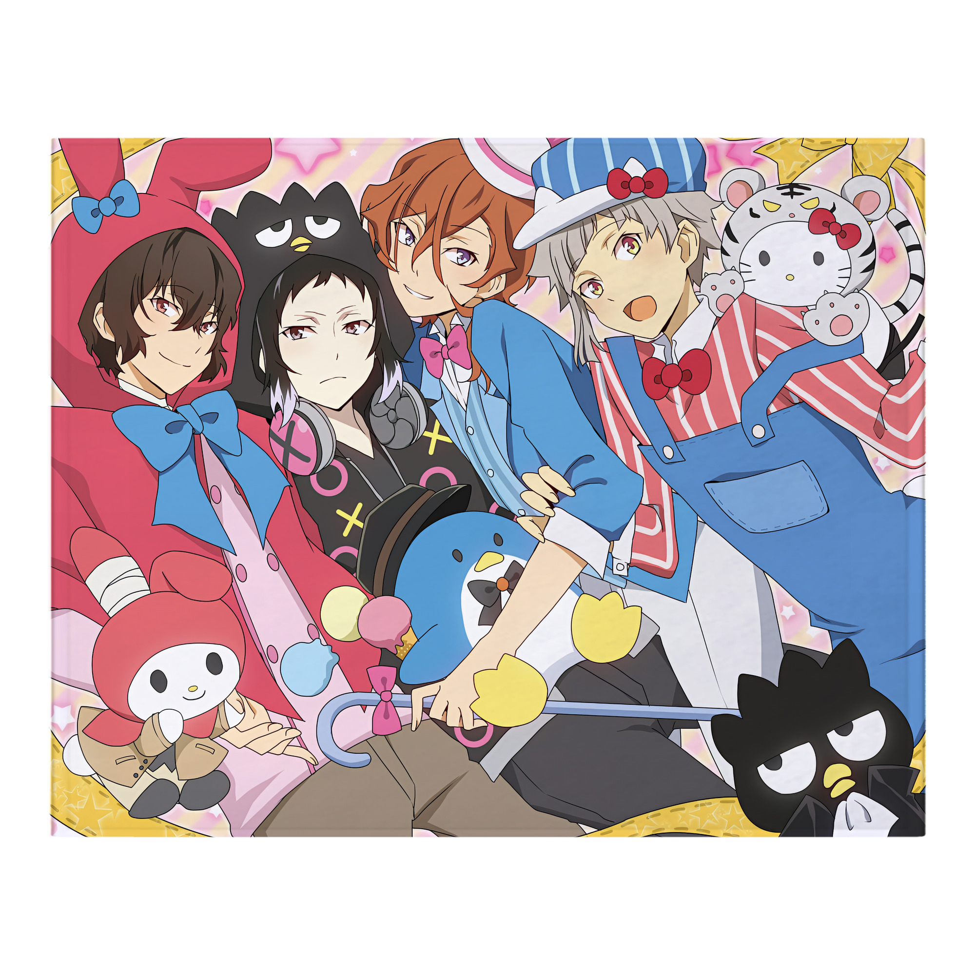 （画像用） 文豪ストレイドッグス Bungo Stray Dogs フランネルブランケット・多サイズ対応（横型）