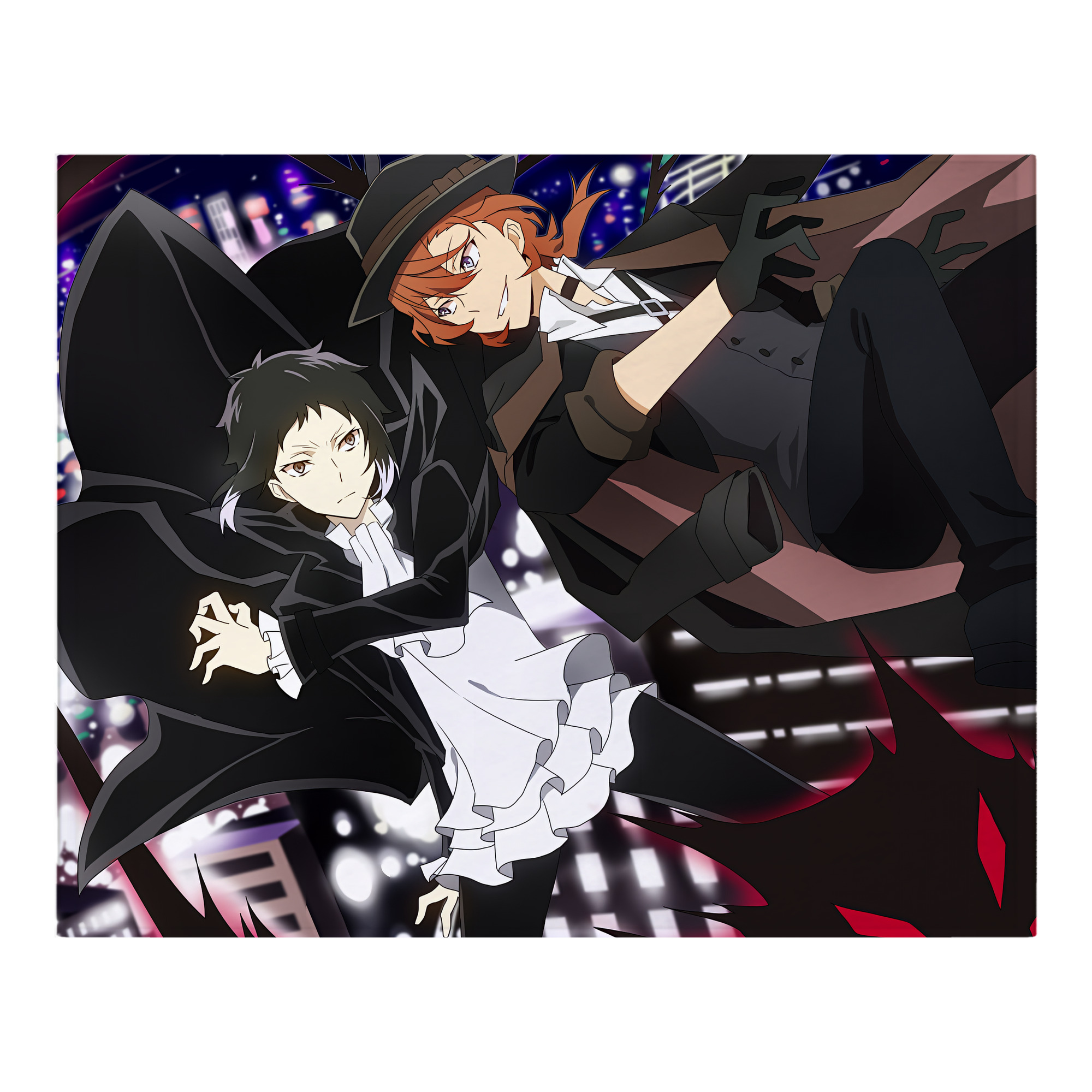 （画像用） 文豪ストレイドッグス Bungo Stray Dogs フランネルブランケット・多サイズ対応（横型）