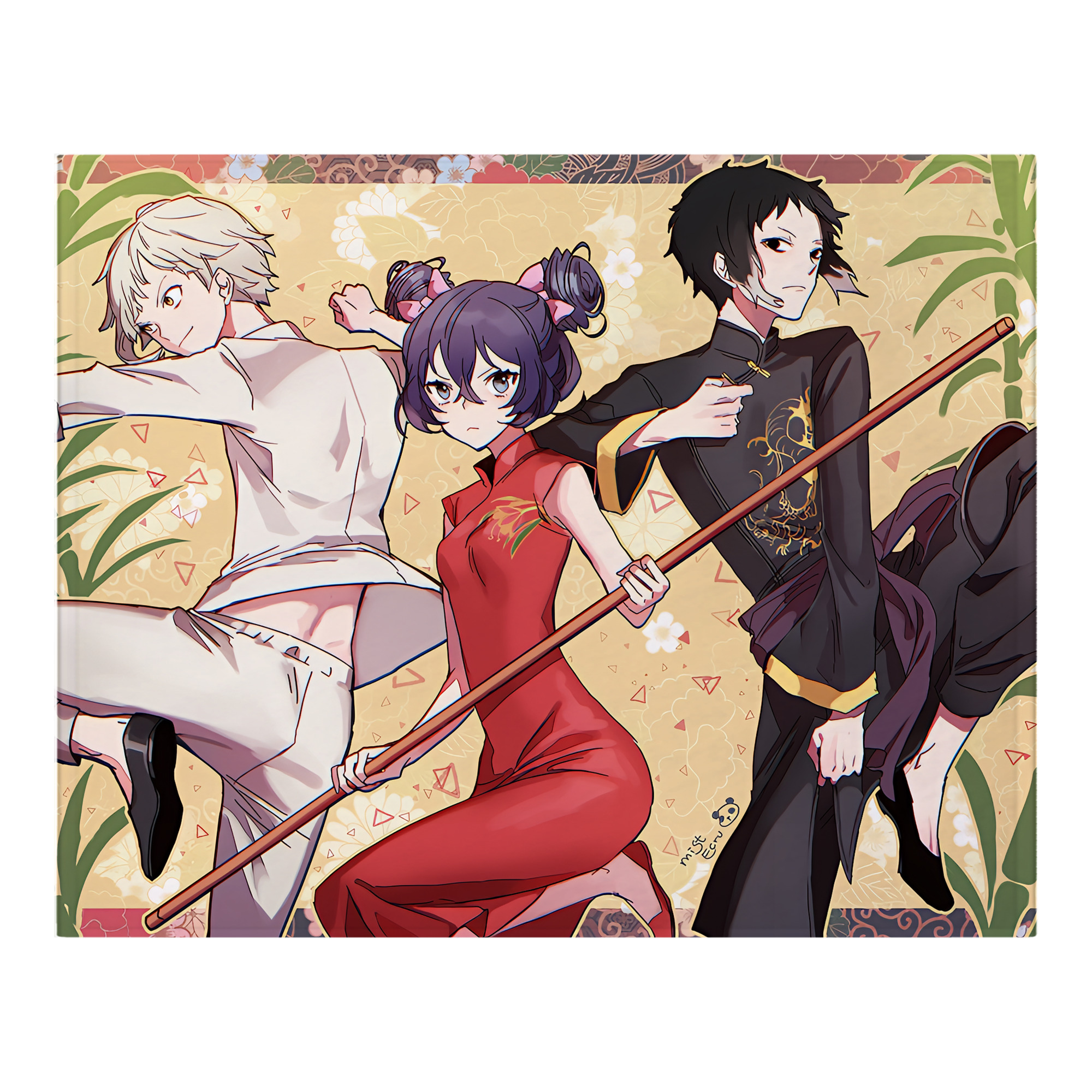 （画像用） 文豪ストレイドッグス Bungo Stray Dogs フランネルブランケット・多サイズ対応（横型）