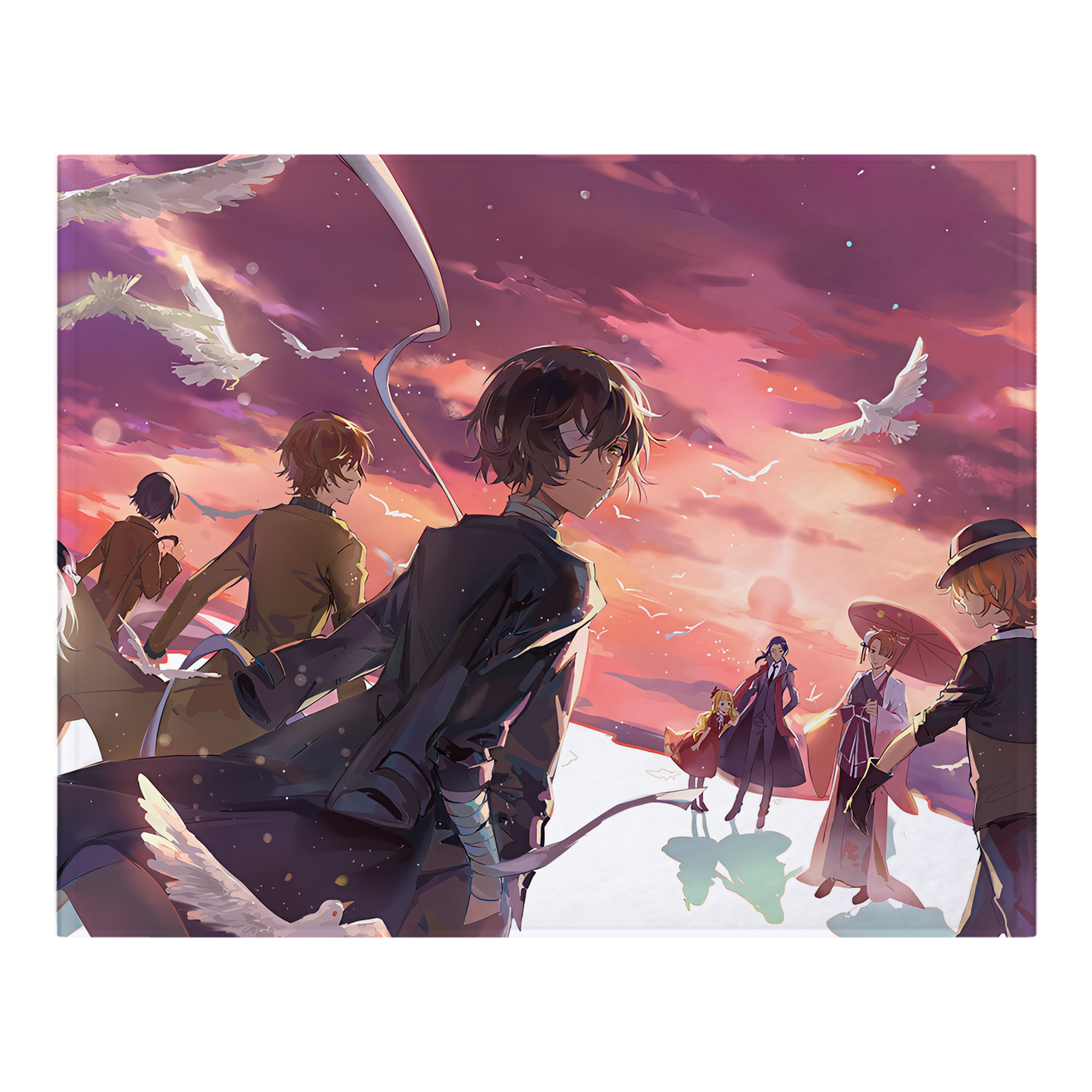 （画像用） 文豪ストレイドッグス Bungo Stray Dogs フランネルブランケット・多サイズ対応（横型）