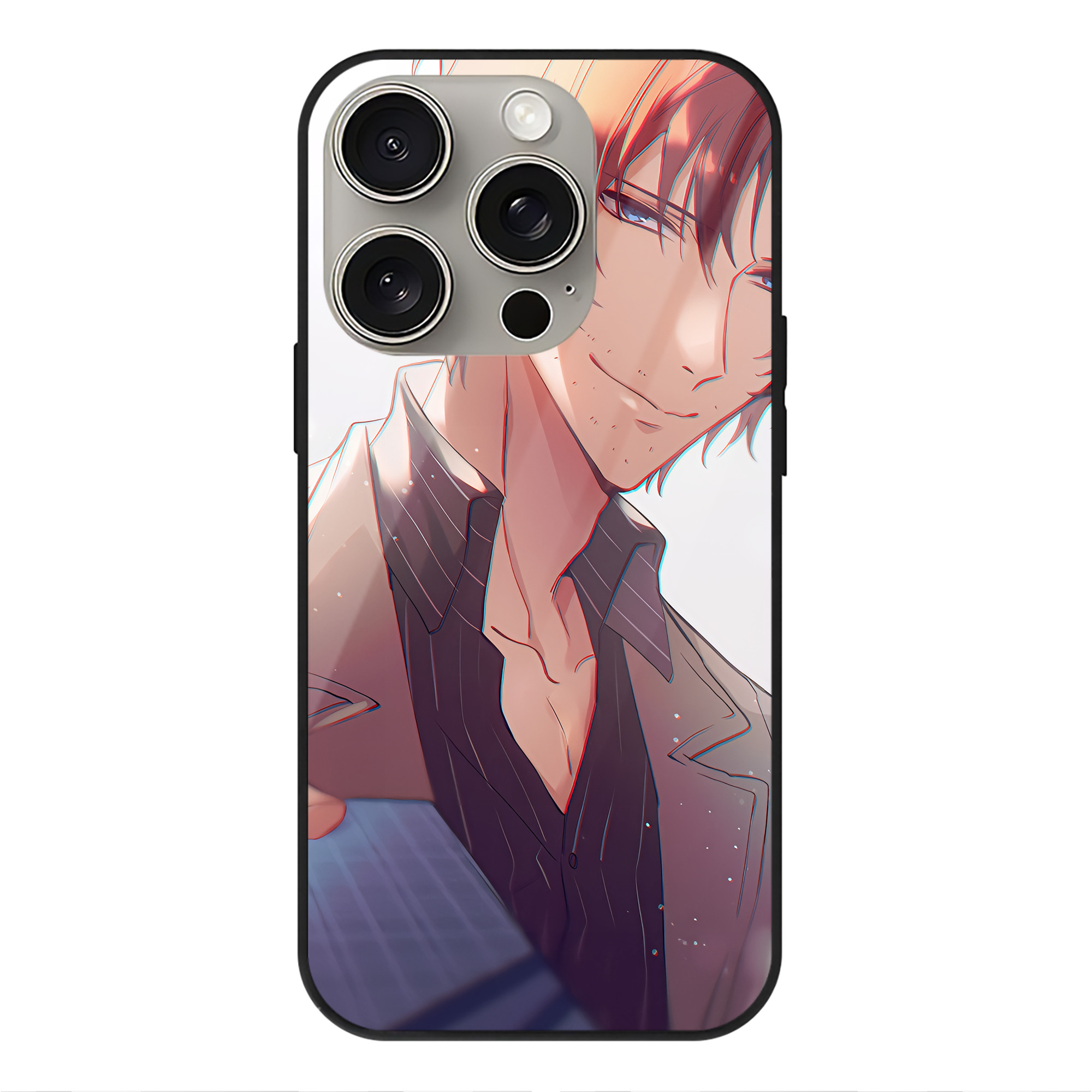 （画像用） 文豪ストレイドッグス Bungo Stray Dogs 【iPhone15Pro対応】スマホケース 耐衝撃＆黄変防止 背面ガラス