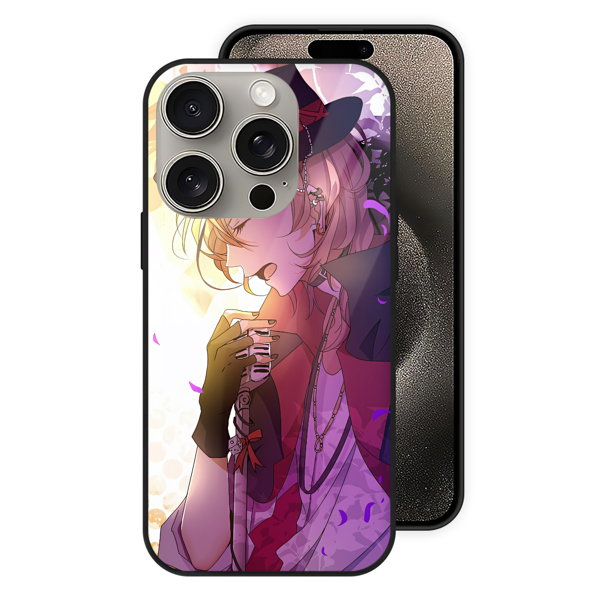 （画像用） 文豪ストレイドッグス Bungo Stray Dogs 【iPhone15Pro対応】スマホケース 耐衝撃＆黄変防止 背面ガラス