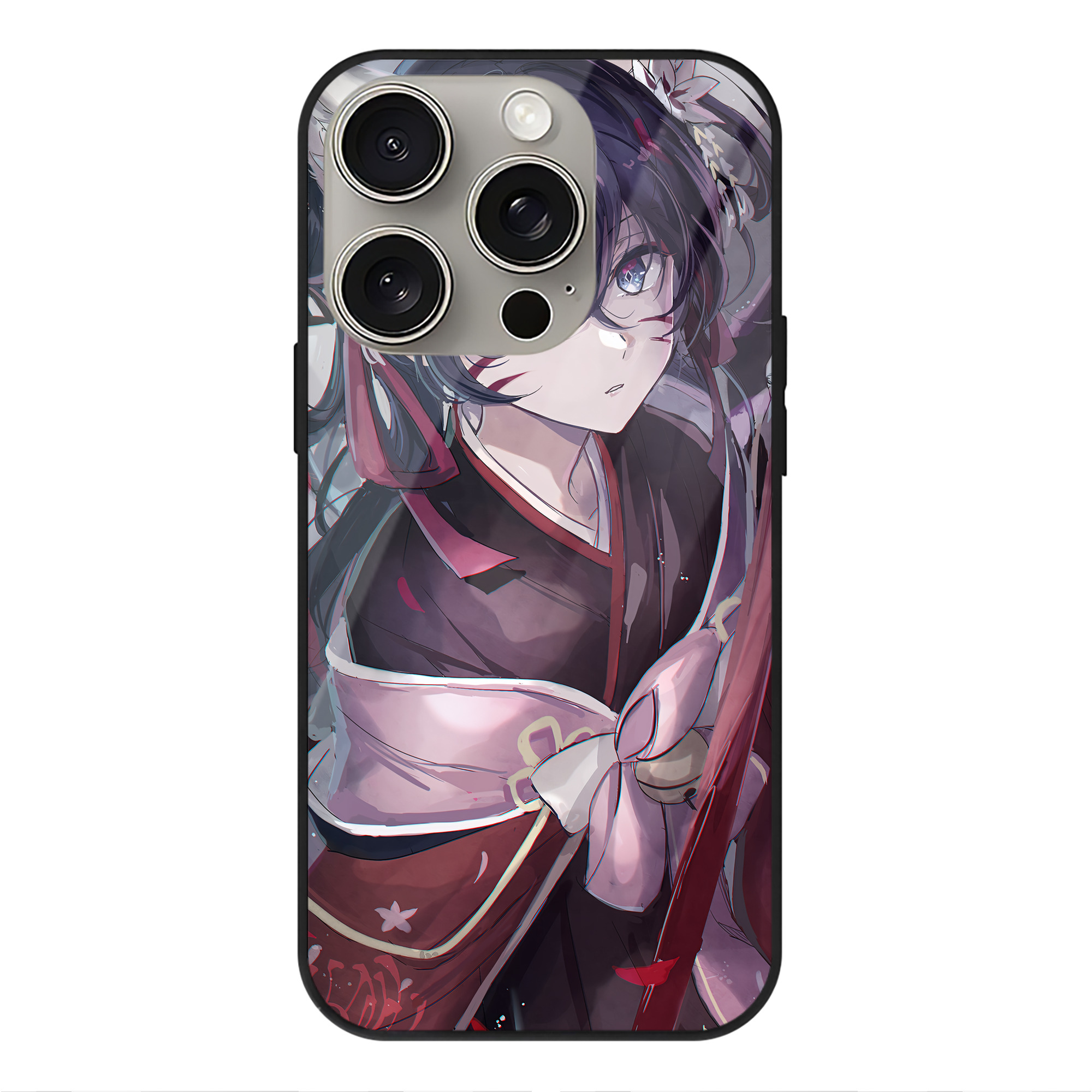 （画像用） 文豪ストレイドッグス Bungo Stray Dogs 【iPhone15Pro対応】スマホケース 耐衝撃＆黄変防止 背面ガラス