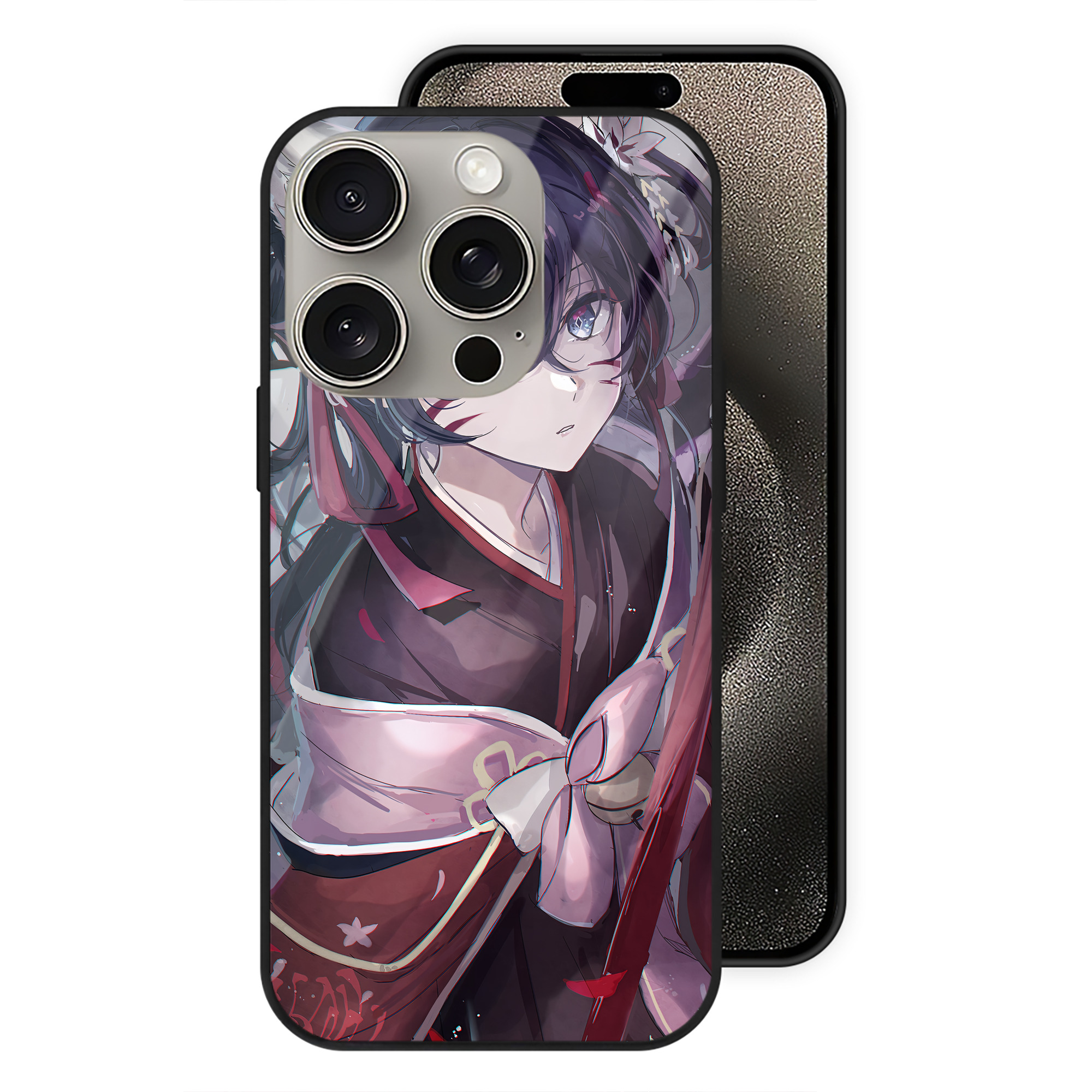 （画像用） 文豪ストレイドッグス Bungo Stray Dogs 【iPhone15Pro対応】スマホケース 耐衝撃＆黄変防止 背面ガラス