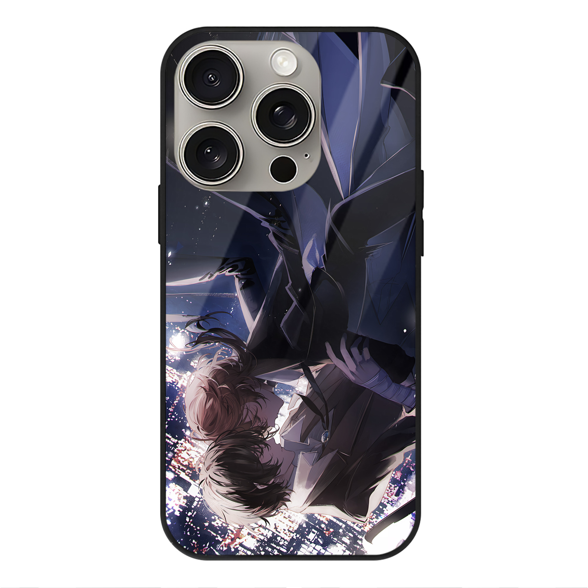 （画像用） 文豪ストレイドッグス Bungo Stray Dogs 【iPhone15Pro対応】スマホケース 耐衝撃＆黄変防止 背面ガラス