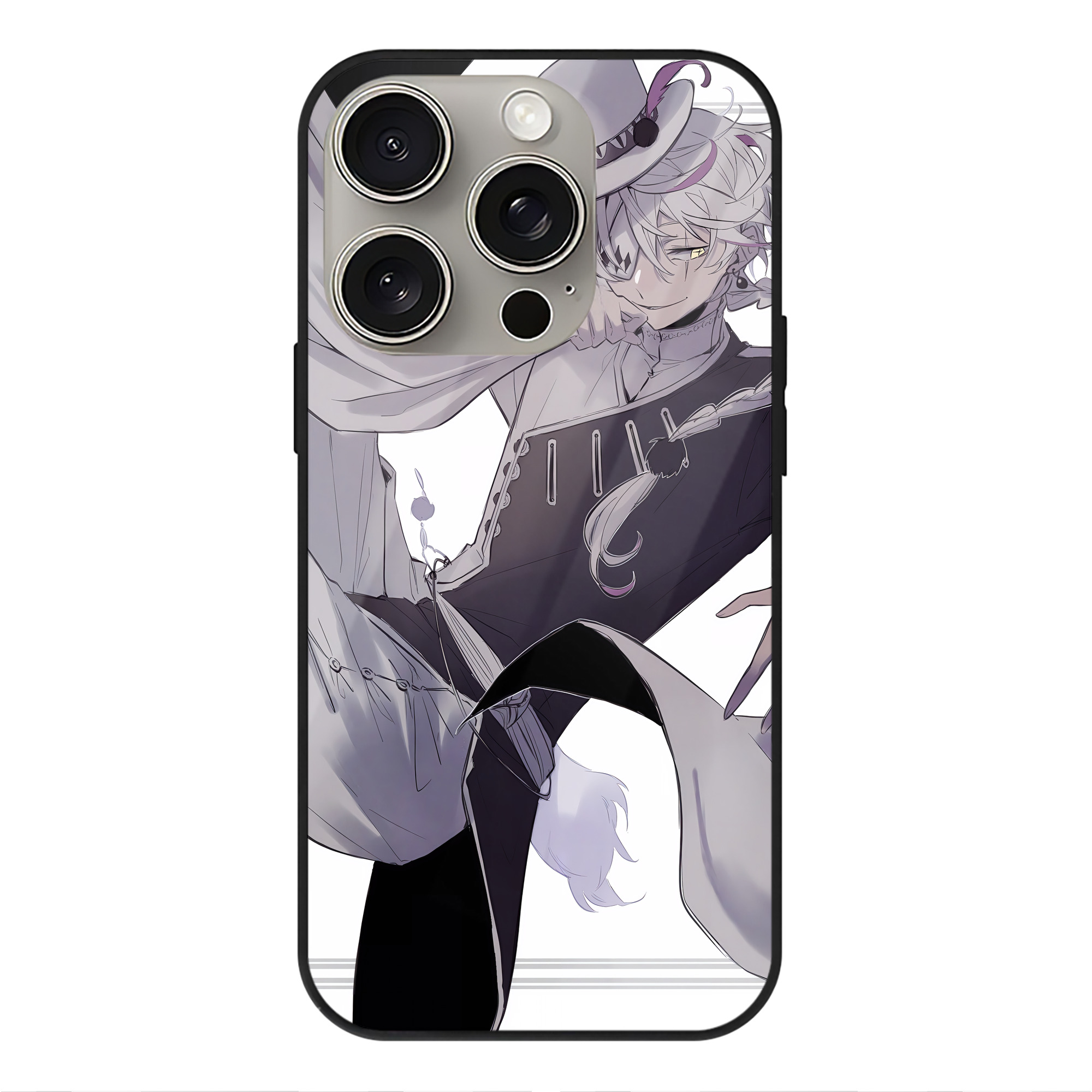 （画像用） 文豪ストレイドッグス Bungo Stray Dogs 【iPhone15Pro対応】スマホケース 耐衝撃＆黄変防止 背面ガラス