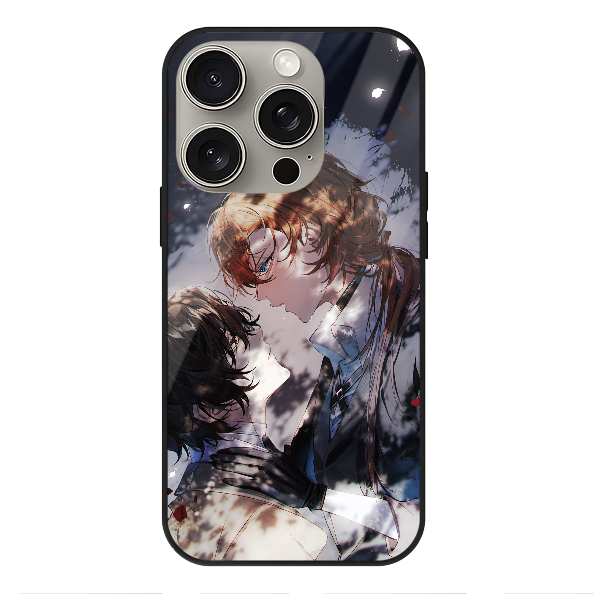（画像用） 文豪ストレイドッグス Bungo Stray Dogs 【iPhone15Pro対応】スマホケース 耐衝撃＆黄変防止 背面ガラス