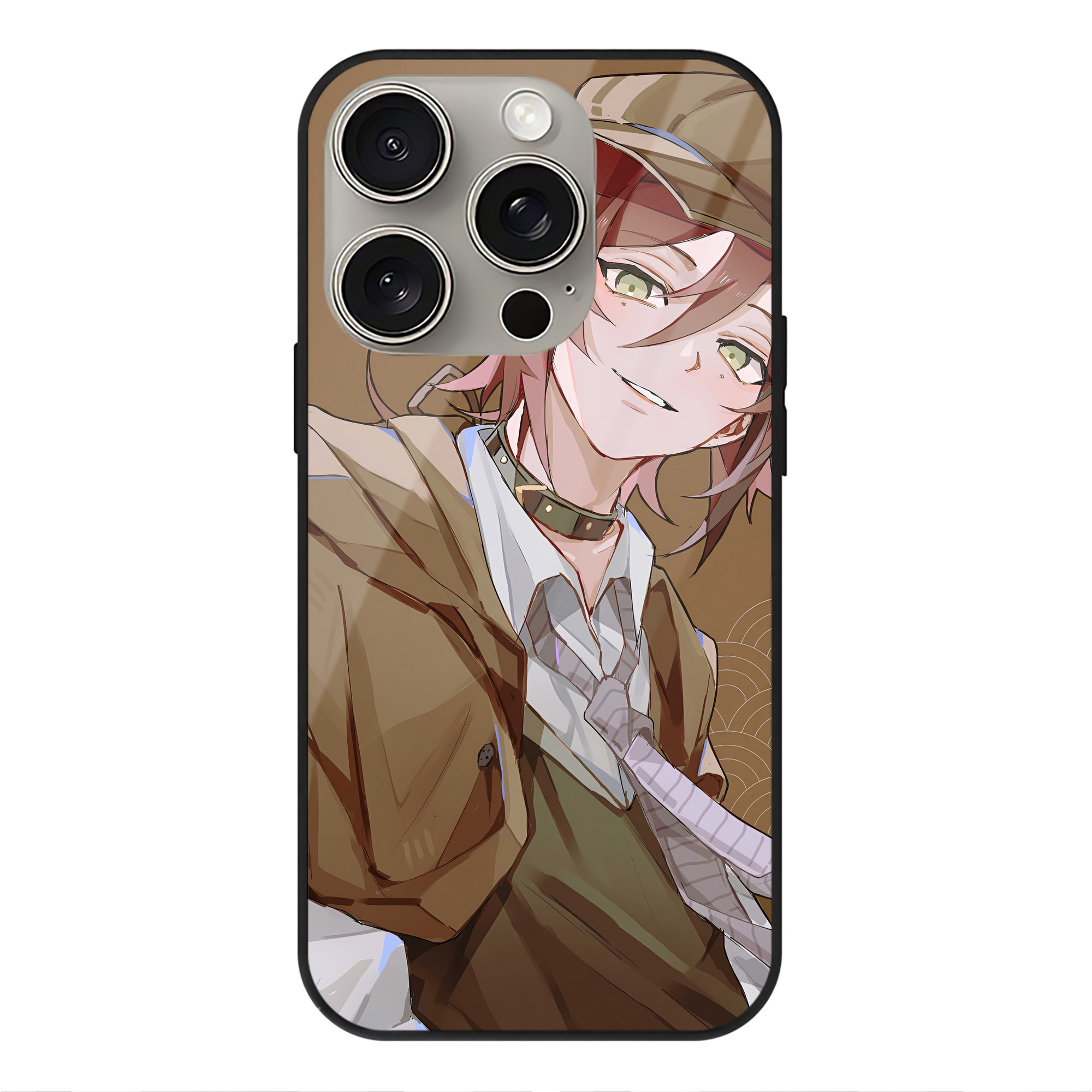 （画像用） 文豪ストレイドッグス Bungo Stray Dogs 【iPhone15Pro対応】スマホケース 耐衝撃＆黄変防止 背面ガラス