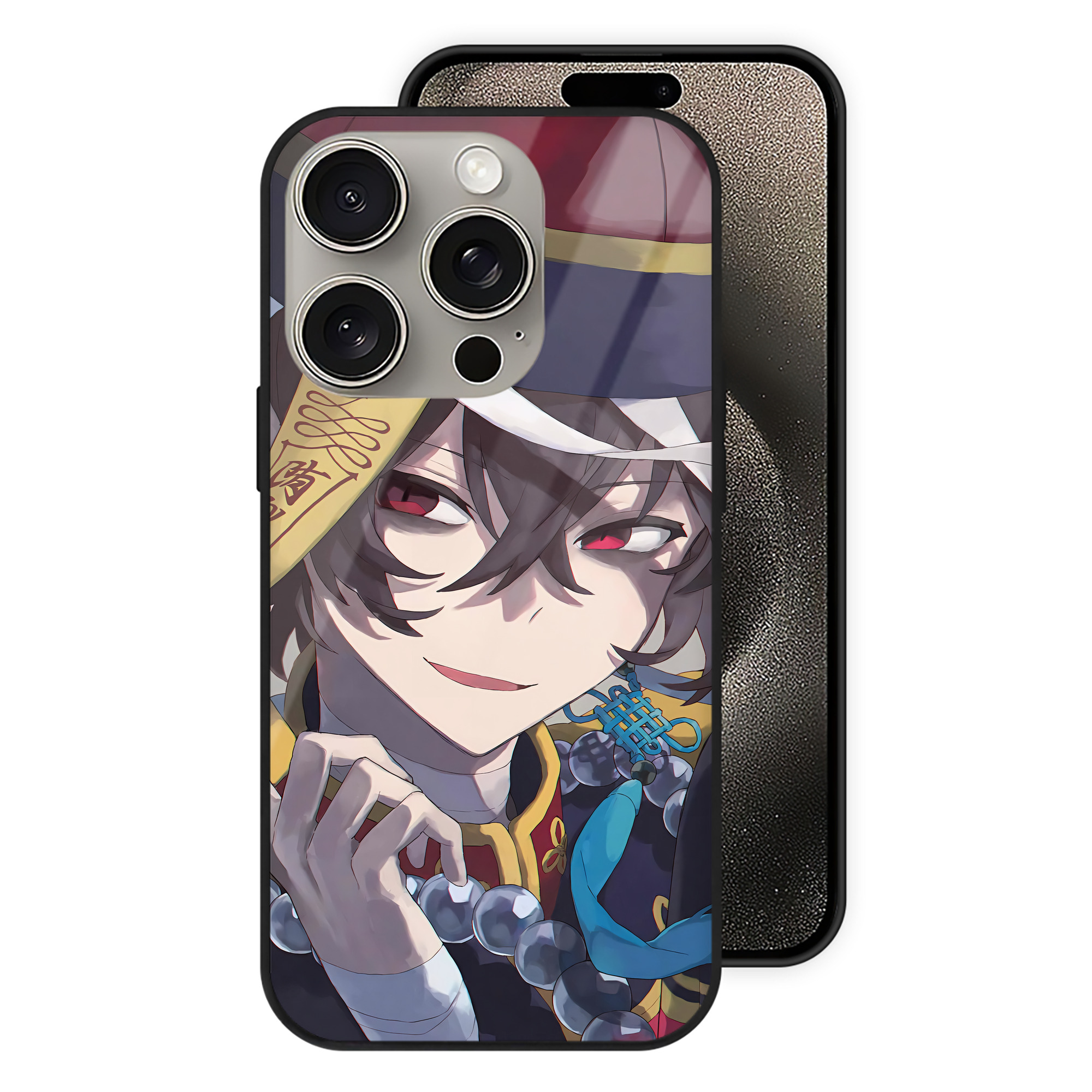 （画像用） 文豪ストレイドッグス Bungo Stray Dogs 【iPhone15Pro対応】スマホケース 耐衝撃＆黄変防止 背面ガラス