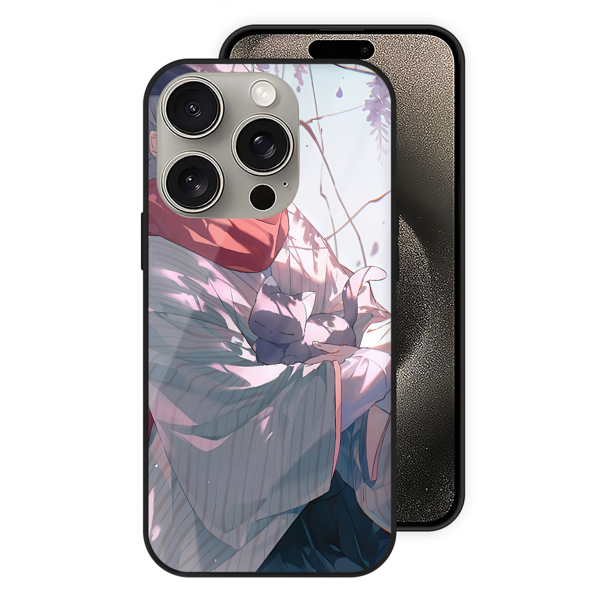 （画像用） 文豪ストレイドッグス Bungo Stray Dogs 【iPhone15Pro対応】スマホケース 耐衝撃＆黄変防止 背面ガラス
