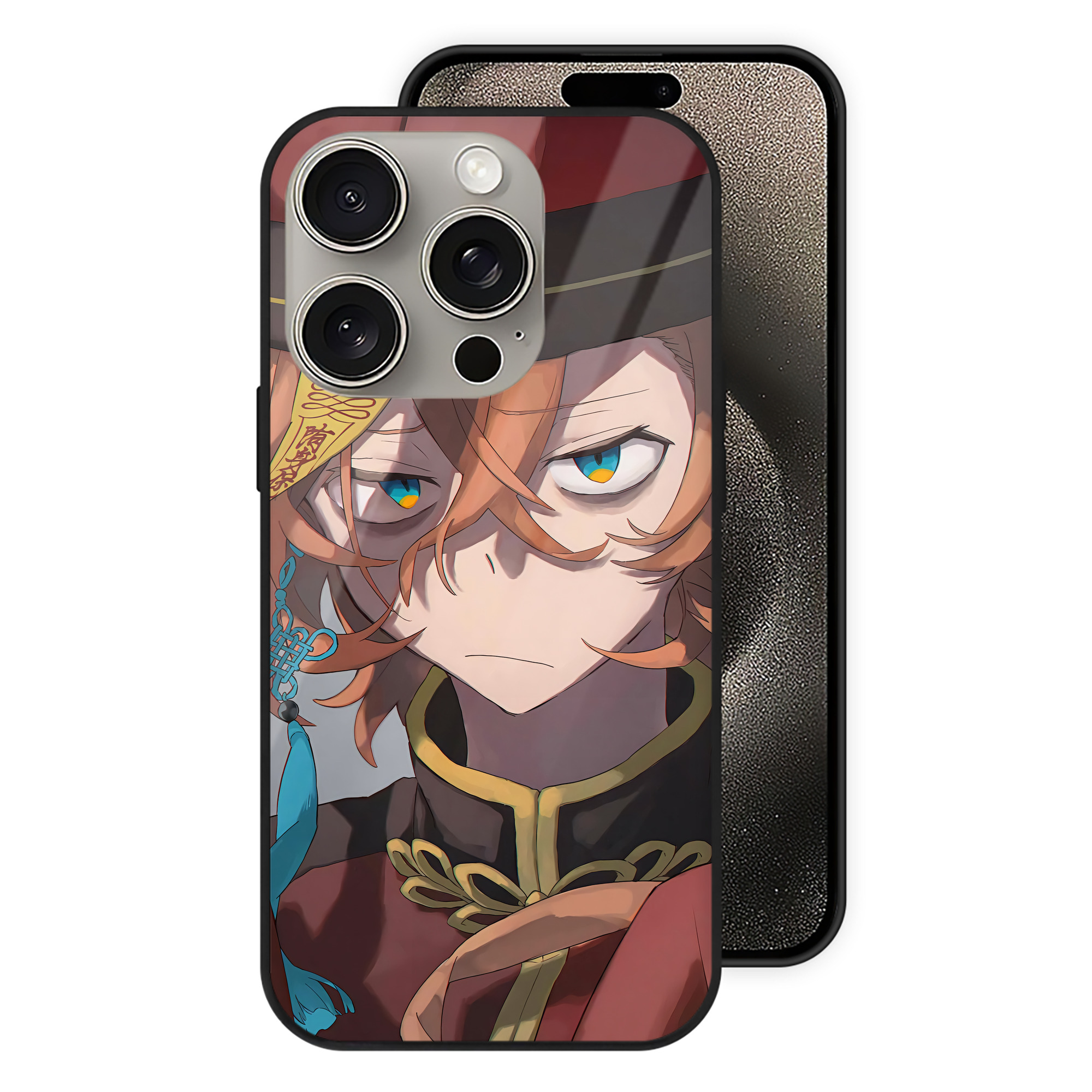 （画像用） 文豪ストレイドッグス Bungo Stray Dogs 【iPhone15Pro対応】スマホケース 耐衝撃＆黄変防止 背面ガラス