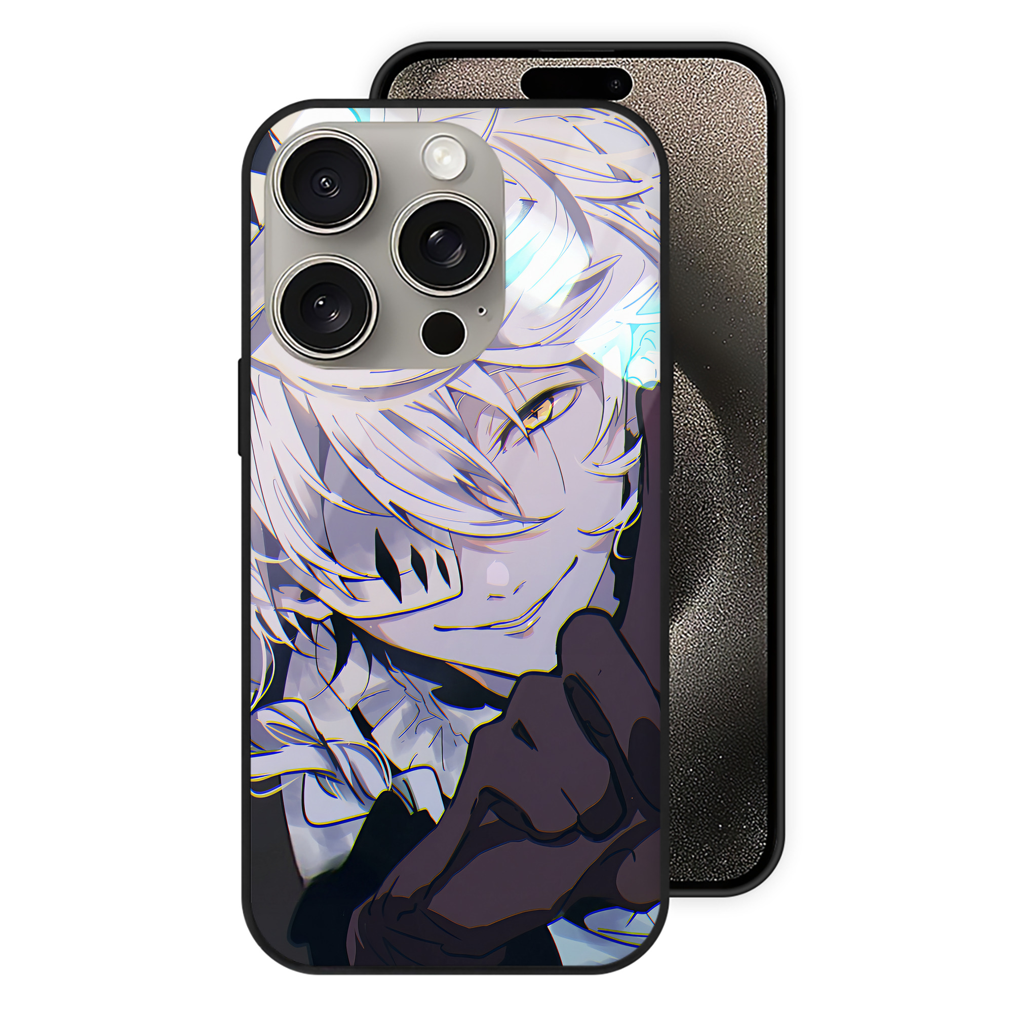 （画像用） 文豪ストレイドッグス Bungo Stray Dogs 【iPhone15Pro対応】スマホケース 耐衝撃＆黄変防止 背面ガラス