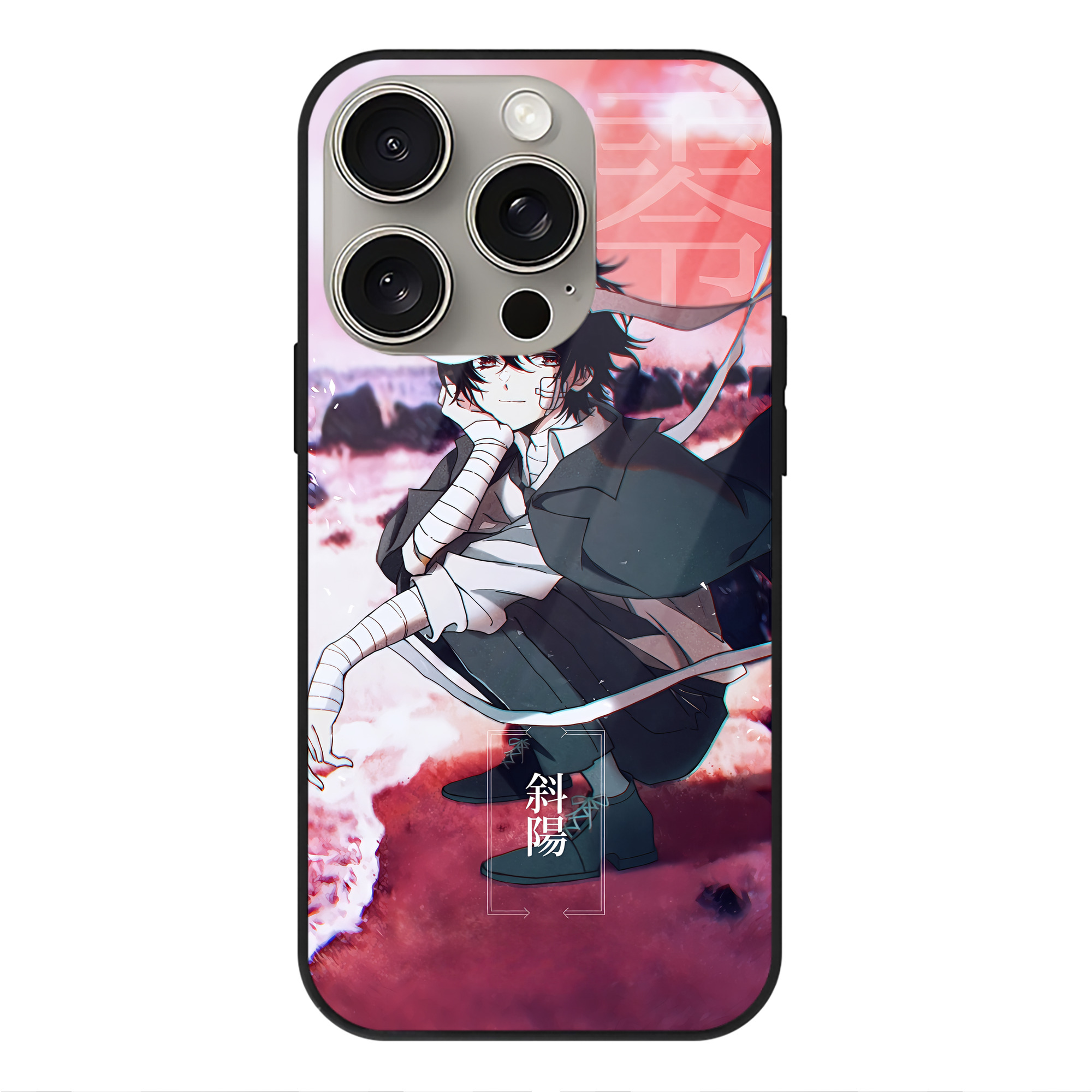 （画像用） 文豪ストレイドッグス Bungo Stray Dogs 【iPhone15Pro対応】スマホケース 耐衝撃＆黄変防止 背面ガラス