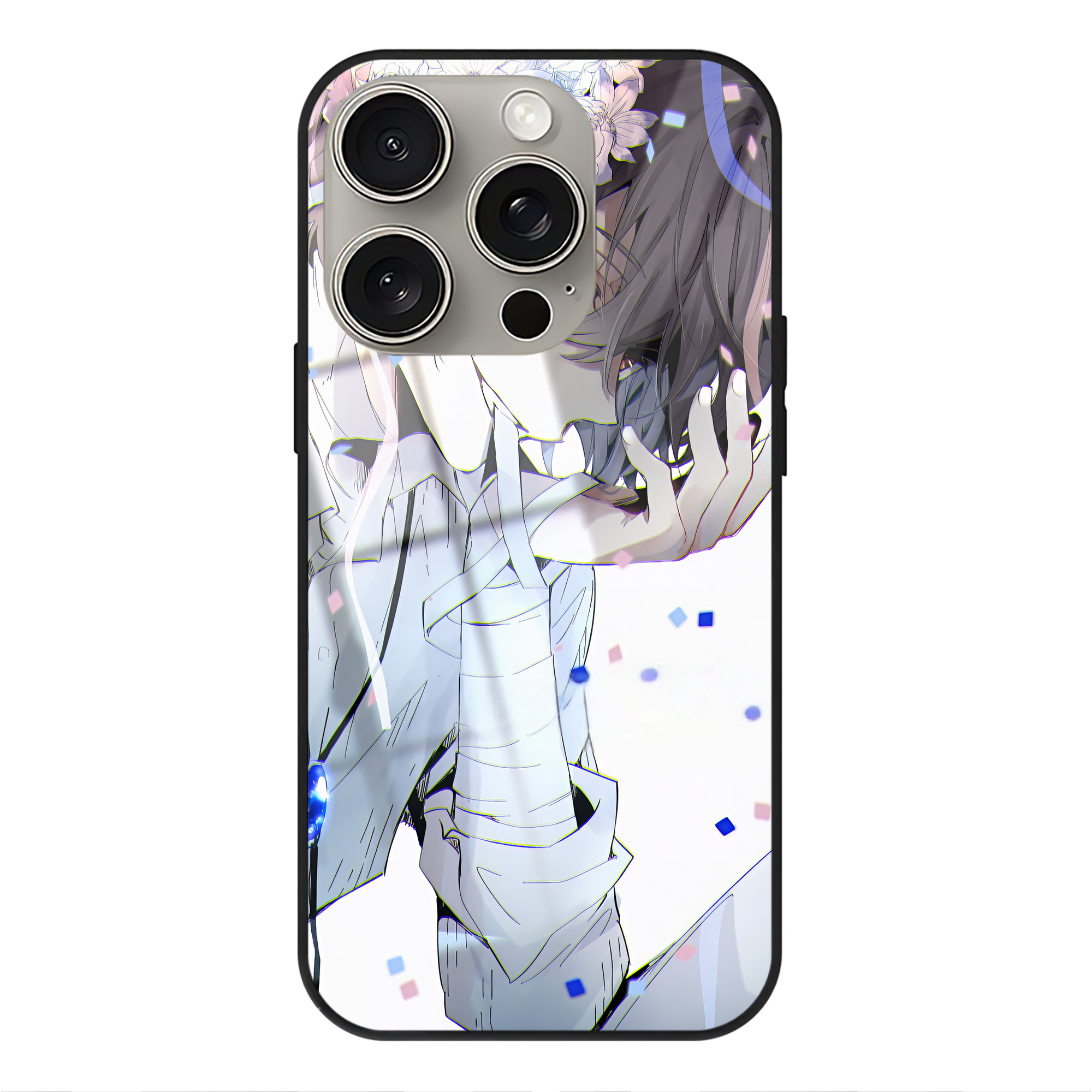 （画像用） 文豪ストレイドッグス Bungo Stray Dogs 【iPhone15Pro対応】スマホケース 耐衝撃＆黄変防止 背面ガラス