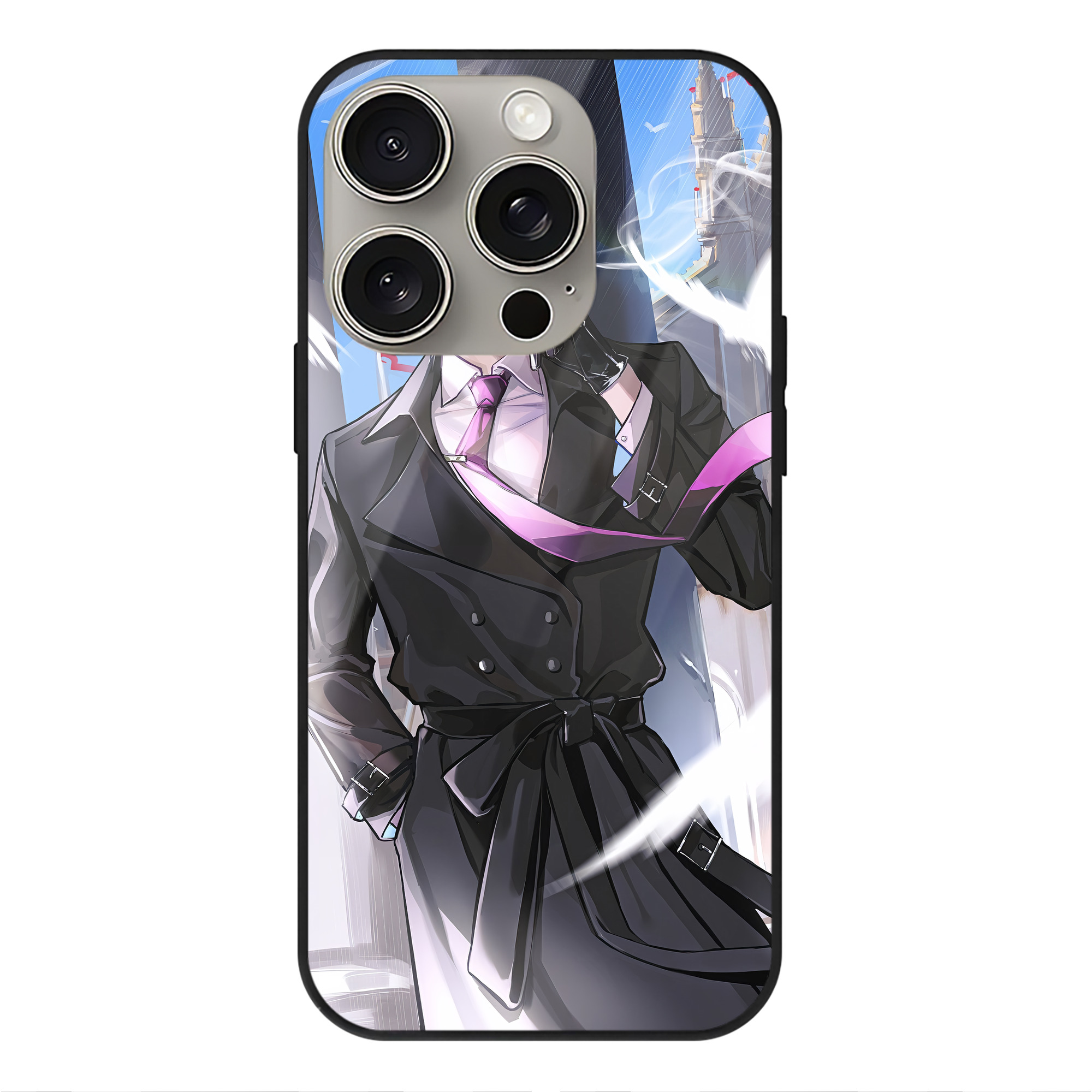 （画像用） 文豪ストレイドッグス Bungo Stray Dogs 【iPhone15Pro対応】スマホケース 耐衝撃＆黄変防止 背面ガラス