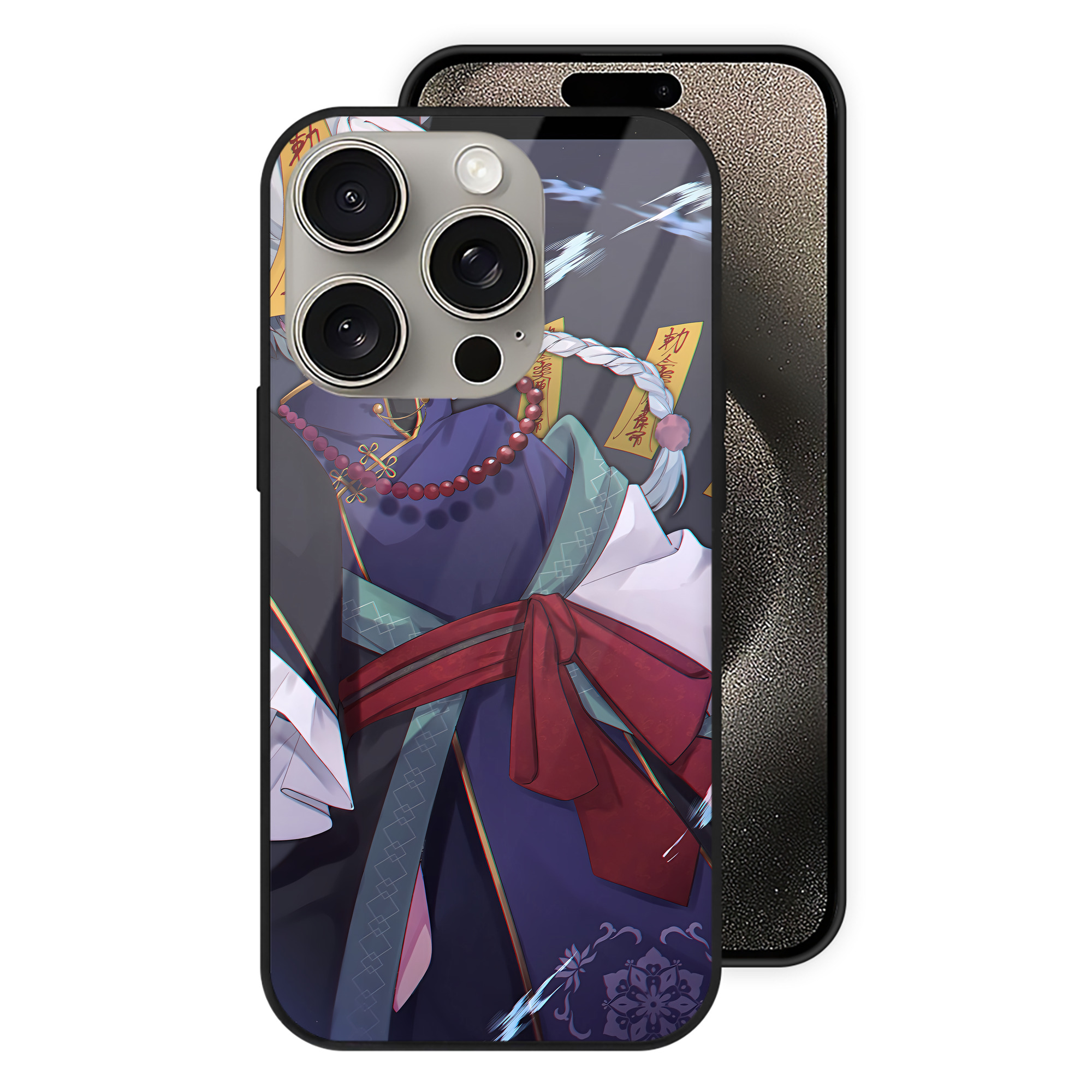 （画像用） 文豪ストレイドッグス Bungo Stray Dogs 【iPhone15Pro対応】スマホケース 耐衝撃＆黄変防止 背面ガラス