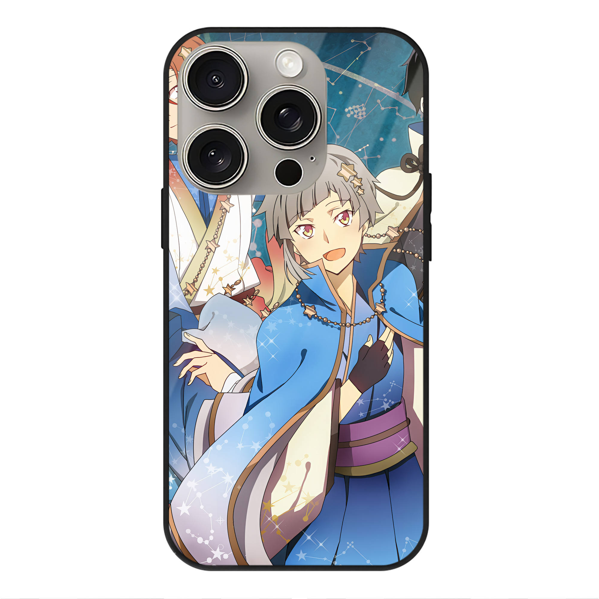 （画像用） 文豪ストレイドッグス Bungo Stray Dogs 【iPhone15Pro対応】スマホケース 耐衝撃＆黄変防止 背面ガラス