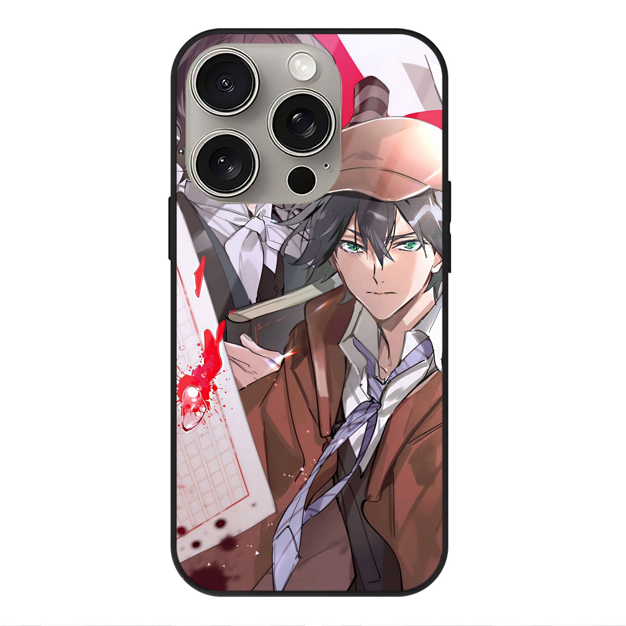 （画像用） 文豪ストレイドッグス Bungo Stray Dogs 【iPhone15Pro対応】スマホケース 耐衝撃＆黄変防止 背面ガラス