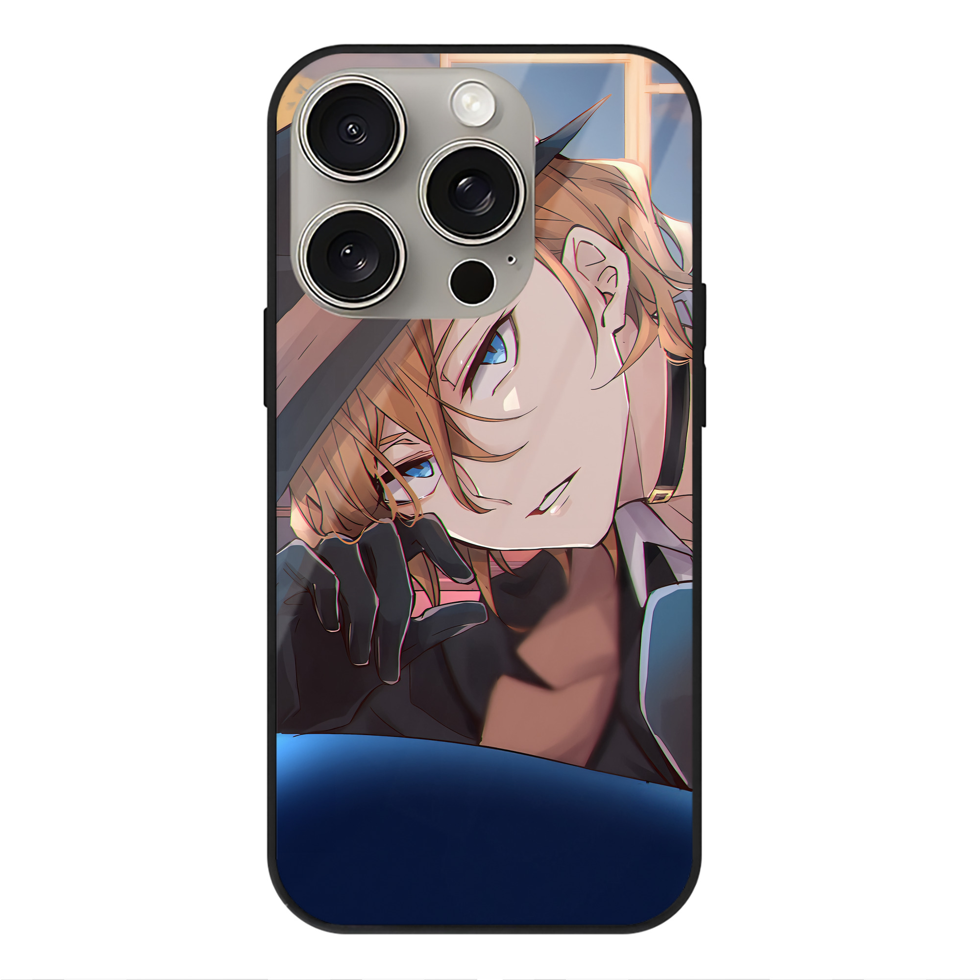 （画像用） 文豪ストレイドッグス Bungo Stray Dogs 【iPhone15Pro対応】スマホケース 耐衝撃＆黄変防止 背面ガラス