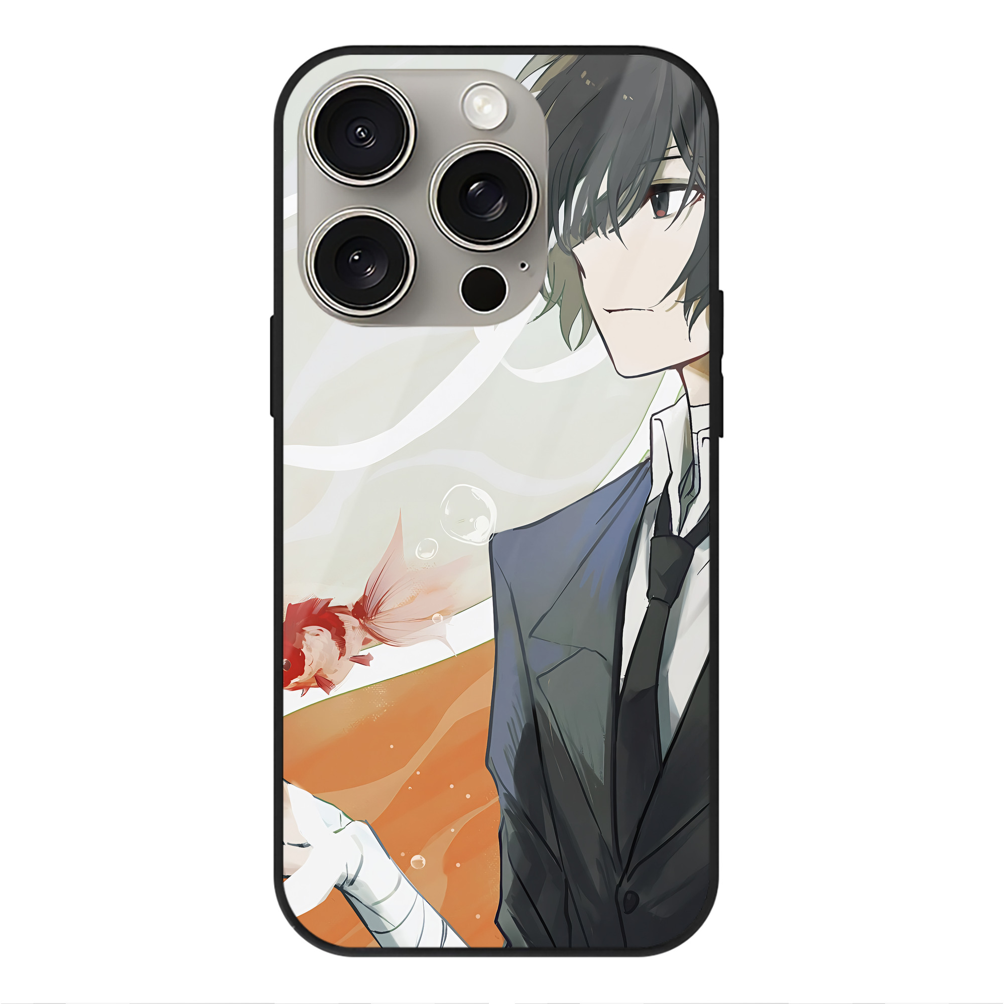 （画像用） 文豪ストレイドッグス Bungo Stray Dogs 【iPhone15Pro対応】スマホケース 耐衝撃＆黄変防止 背面ガラス