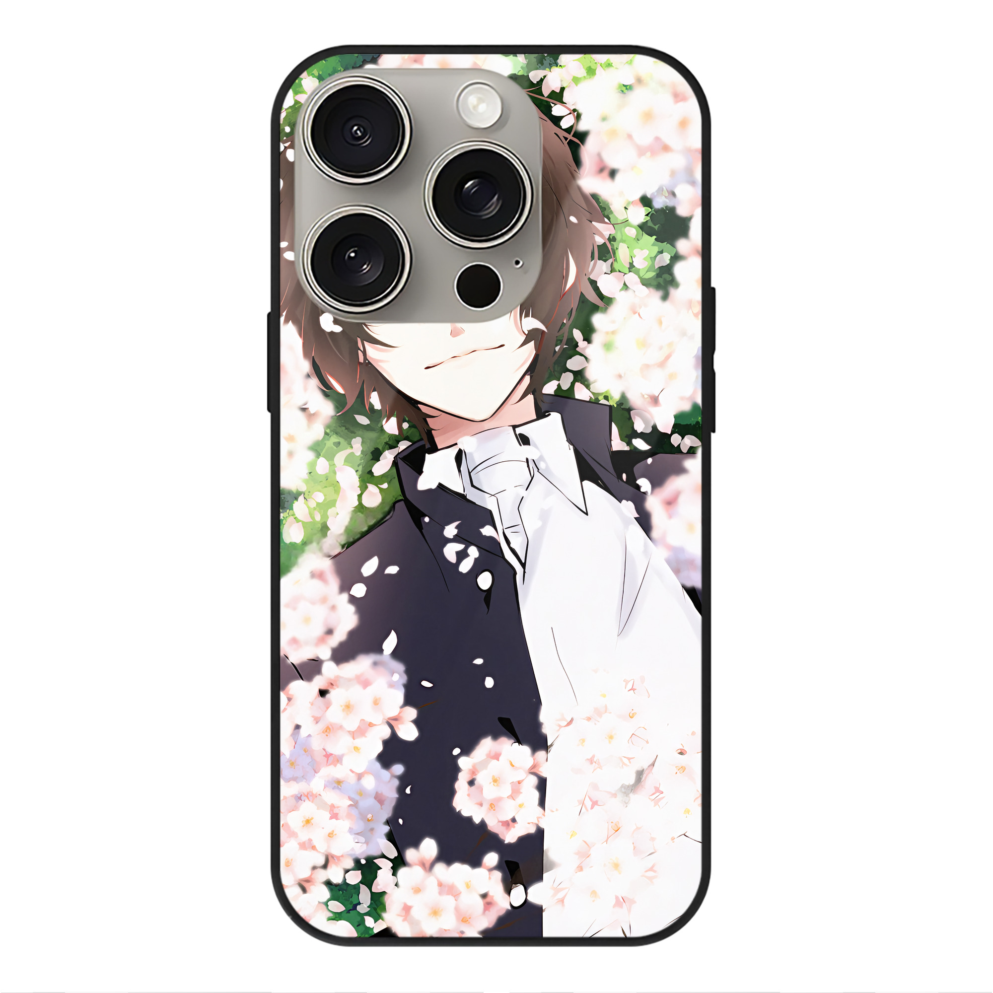 （画像用） 文豪ストレイドッグス Bungo Stray Dogs 【iPhone15Pro対応】スマホケース 耐衝撃＆黄変防止 背面ガラス