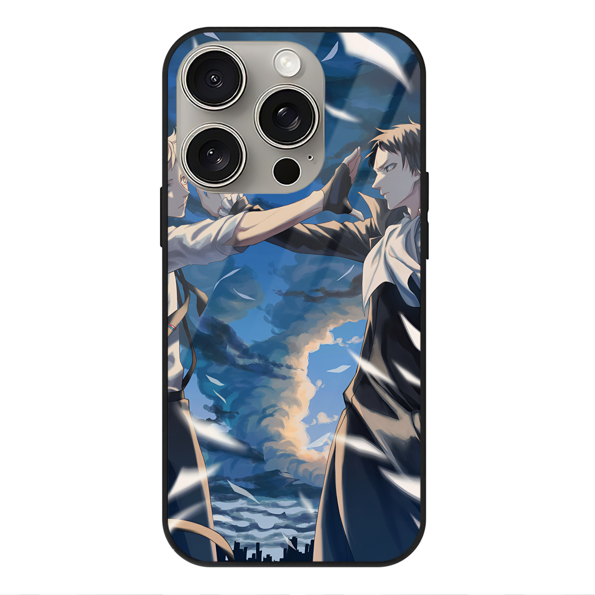 （画像用） 文豪ストレイドッグス Bungo Stray Dogs 【iPhone15Pro対応】スマホケース 耐衝撃＆黄変防止 背面ガラス