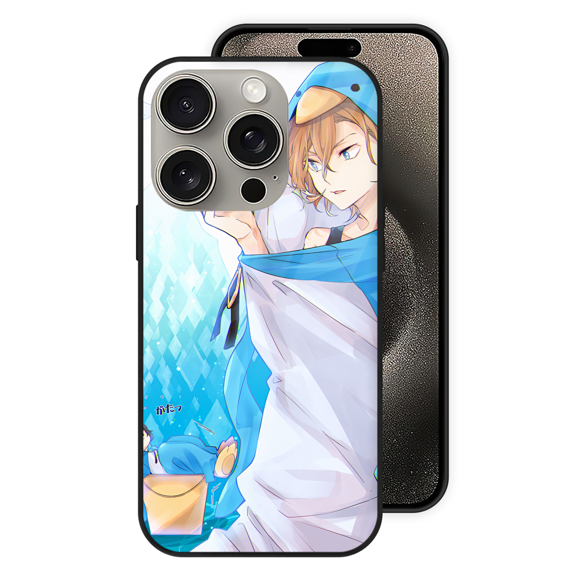 （画像用） 文豪ストレイドッグス Bungo Stray Dogs 【iPhone15Pro対応】スマホケース 耐衝撃＆黄変防止 背面ガラス