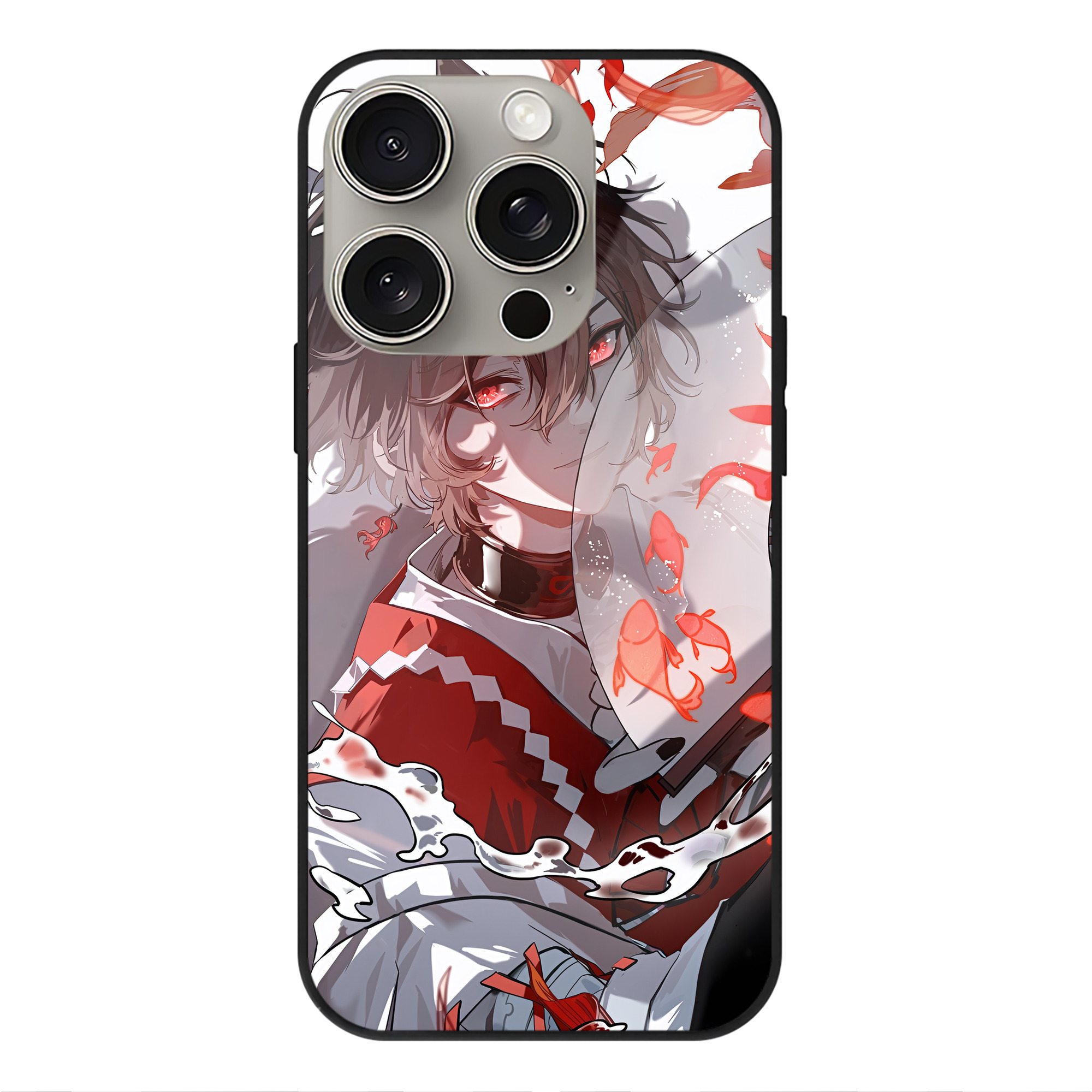 （画像用） 文豪ストレイドッグス Bungo Stray Dogs 【iPhone15Pro対応】スマホケース 耐衝撃＆黄変防止 背面ガラス