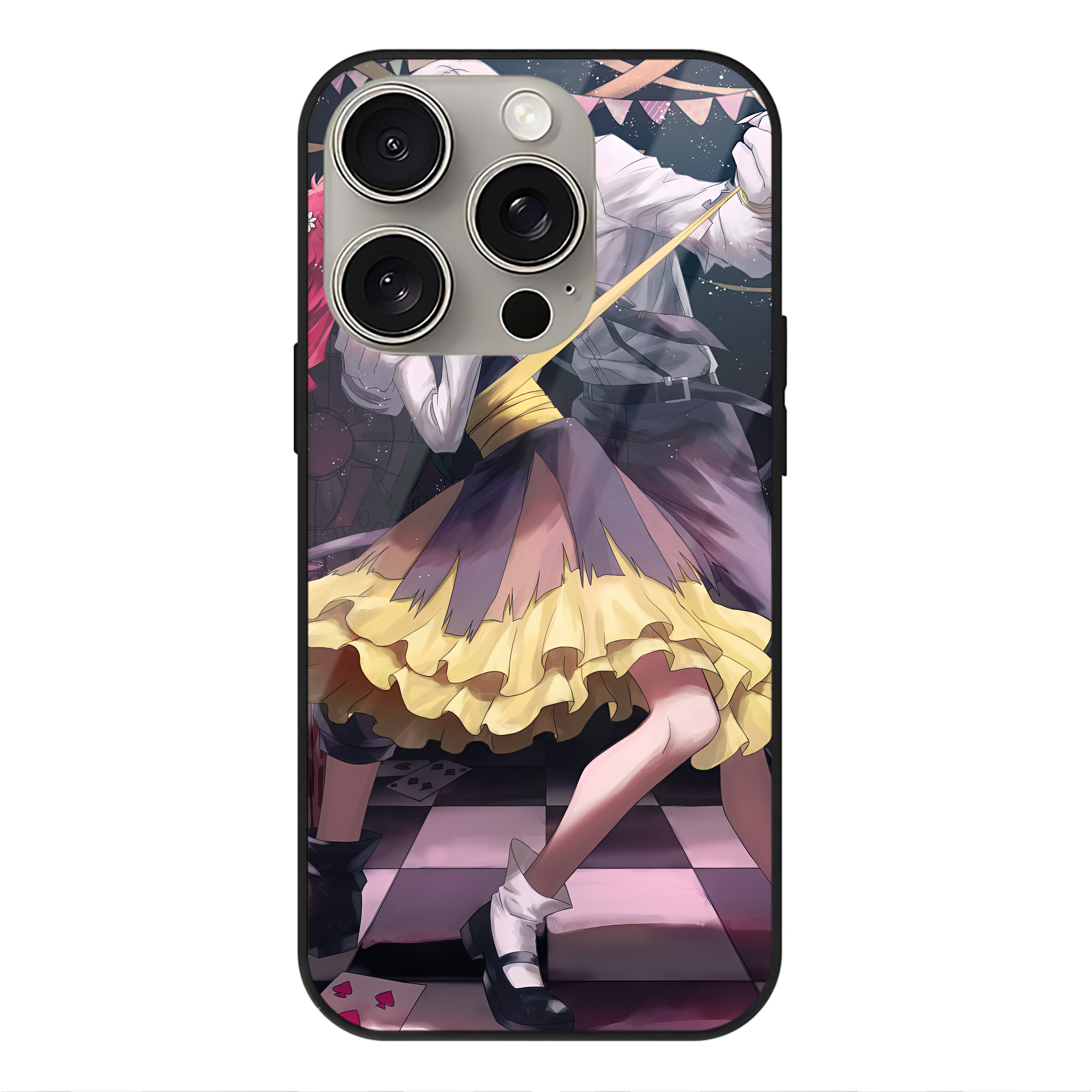 （画像用） 文豪ストレイドッグス Bungo Stray Dogs 【iPhone15Pro対応】スマホケース 耐衝撃＆黄変防止 背面ガラス