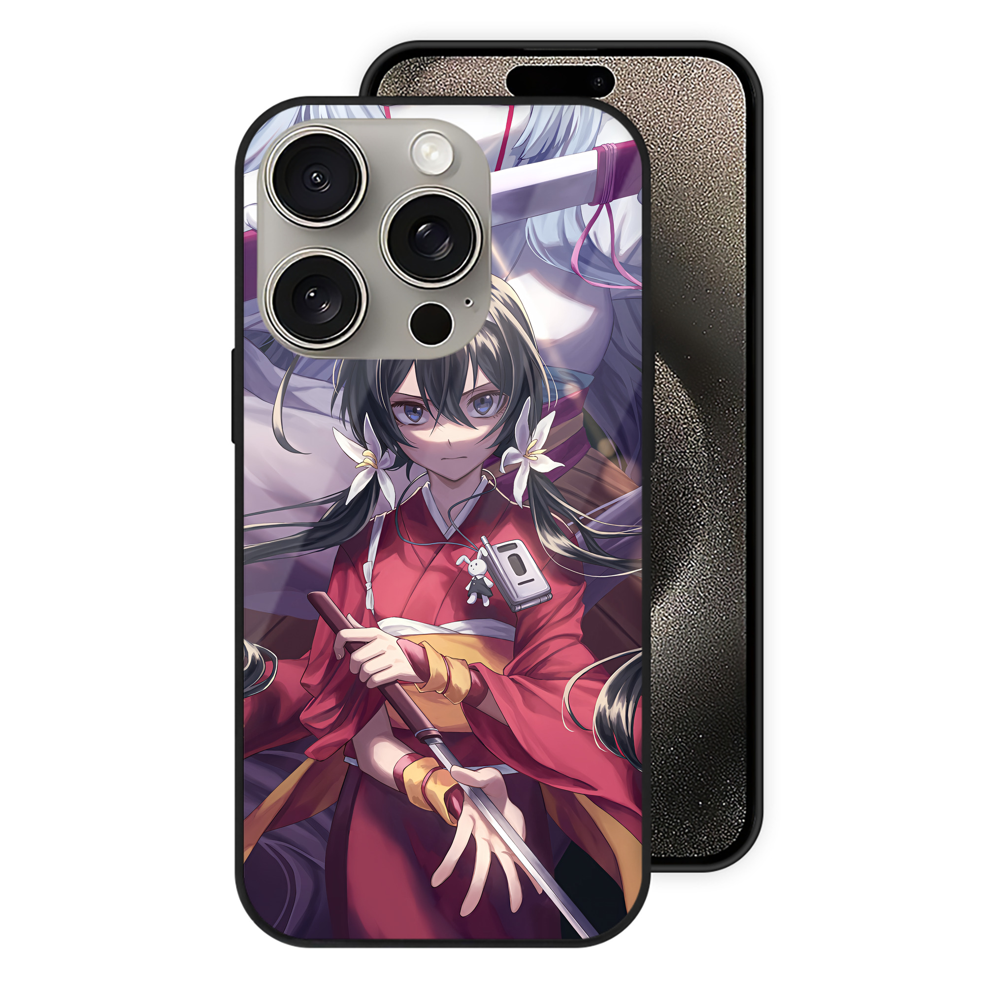 （画像用） 文豪ストレイドッグス Bungo Stray Dogs 【iPhone15Pro対応】スマホケース 耐衝撃＆黄変防止 背面ガラス