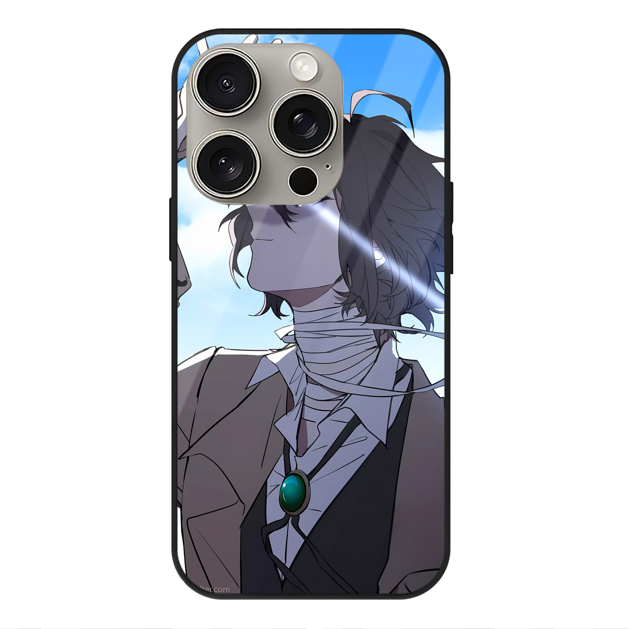 （画像用） 文豪ストレイドッグス Bungo Stray Dogs 【iPhone15Pro対応】スマホケース 耐衝撃＆黄変防止 背面ガラス