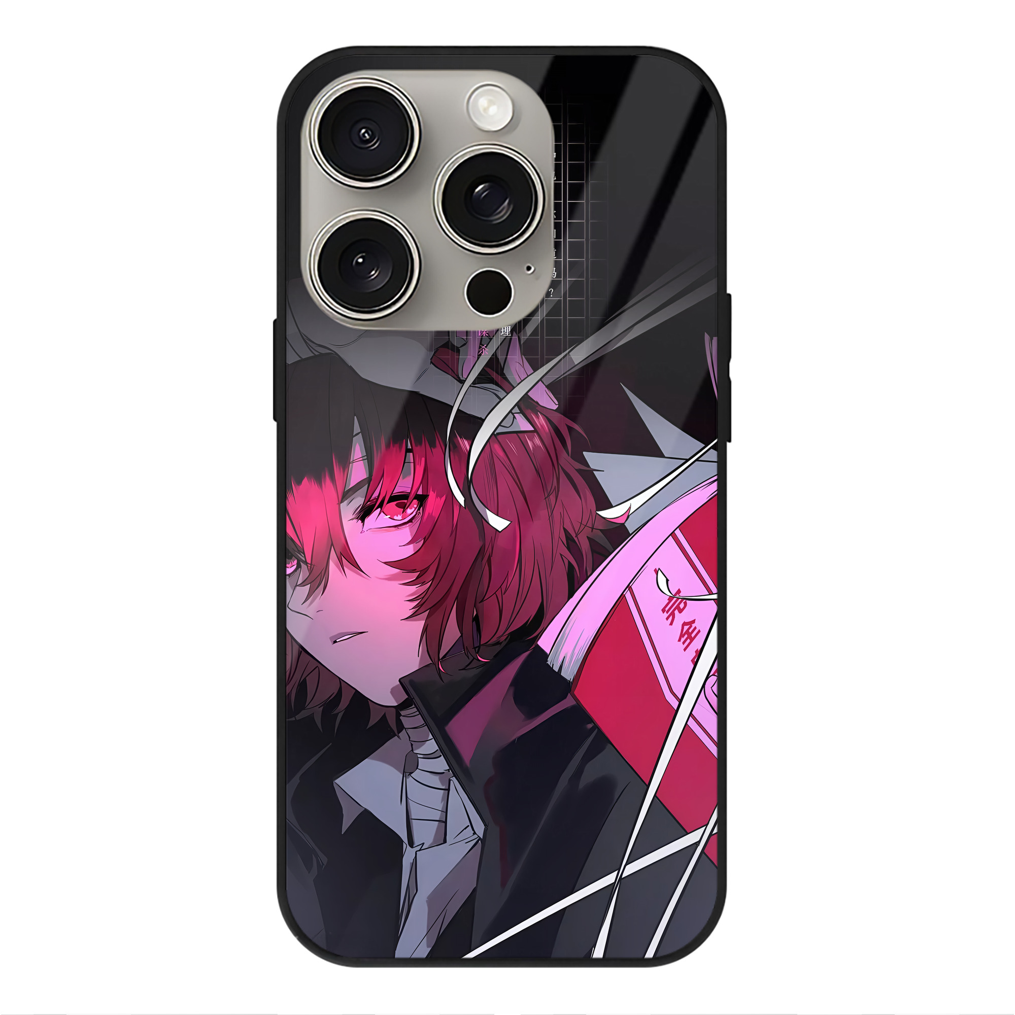 （画像用） 文豪ストレイドッグス Bungo Stray Dogs 【iPhone15Pro対応】スマホケース 耐衝撃＆黄変防止 背面ガラス