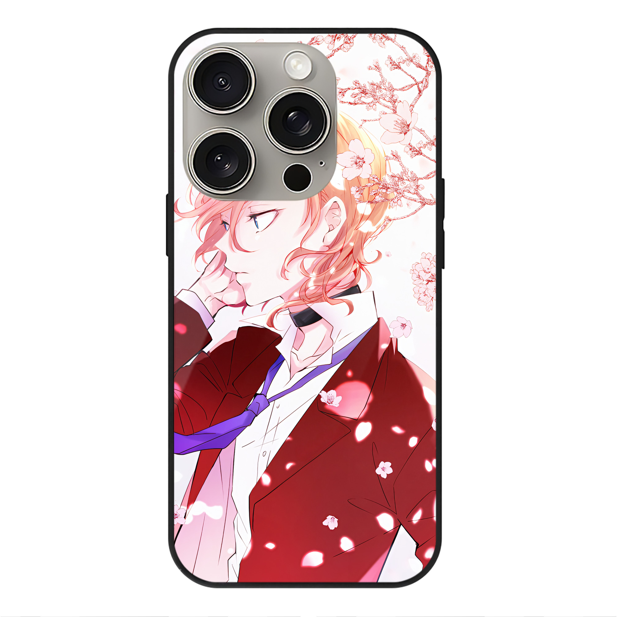 （画像用） 文豪ストレイドッグス Bungo Stray Dogs 【iPhone15Pro対応】スマホケース 耐衝撃＆黄変防止 背面ガラス