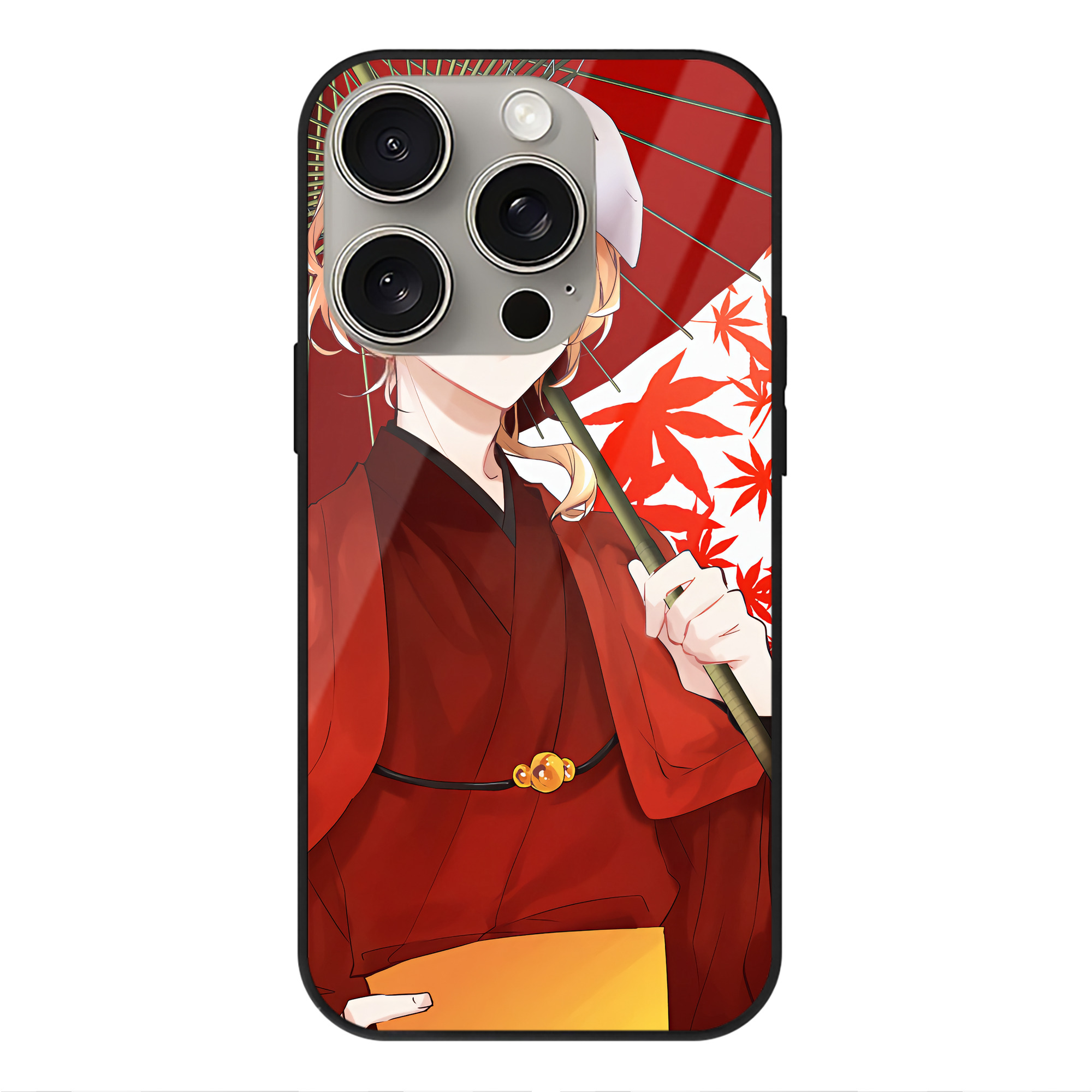 （画像用） 文豪ストレイドッグス Bungo Stray Dogs 【iPhone15Pro対応】スマホケース 耐衝撃＆黄変防止 背面ガラス