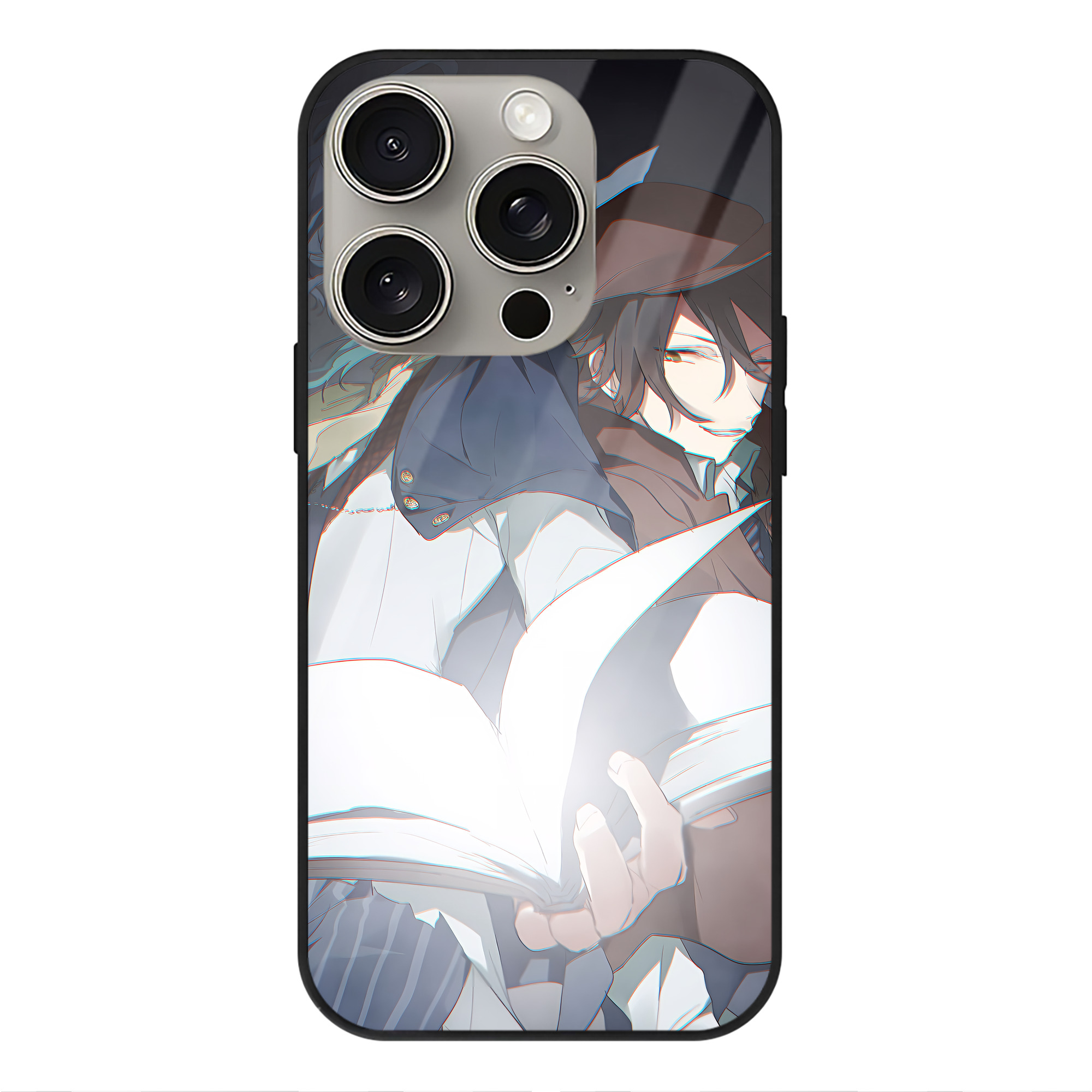 （画像用） 文豪ストレイドッグス Bungo Stray Dogs 【iPhone15Pro対応】スマホケース 耐衝撃＆黄変防止 背面ガラス
