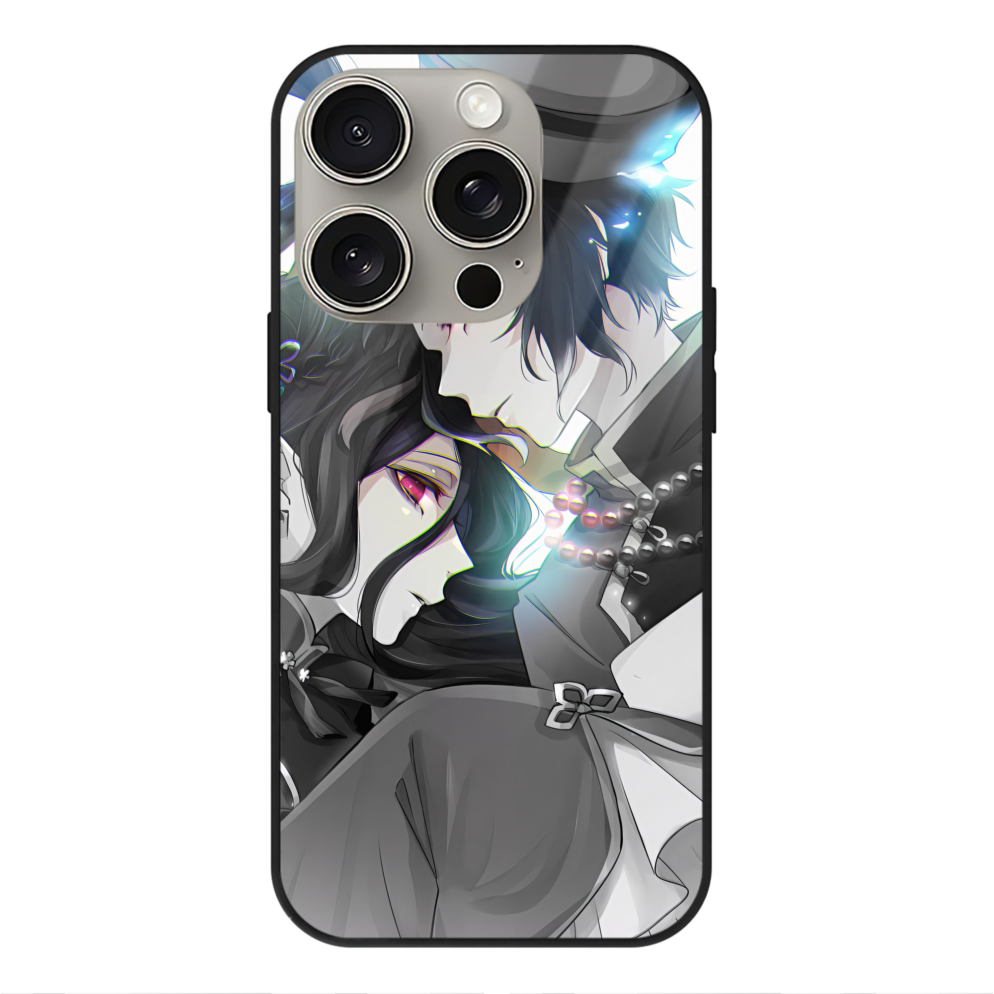 （画像用） 文豪ストレイドッグス Bungo Stray Dogs 【iPhone15Pro対応】スマホケース 耐衝撃＆黄変防止 背面ガラス