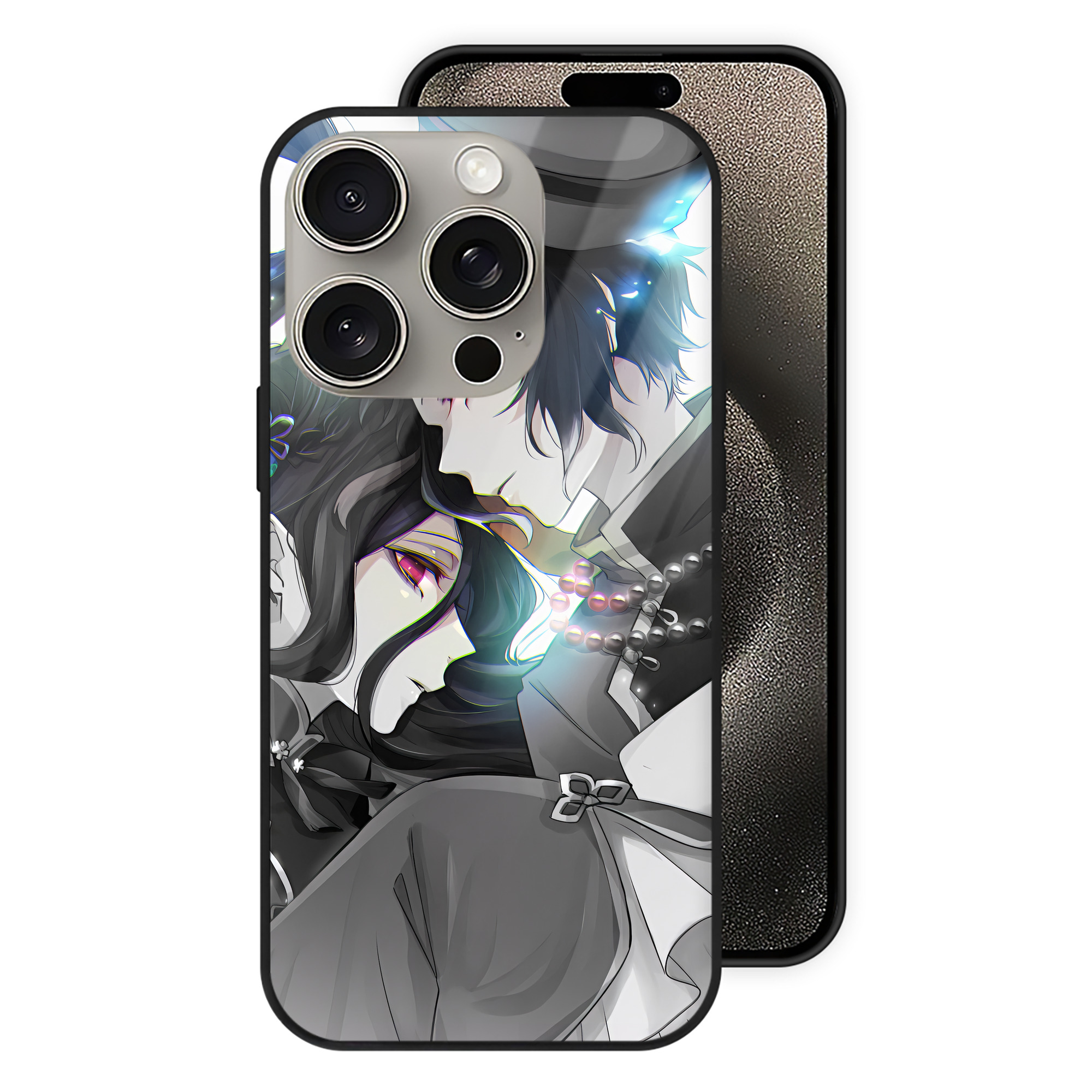 （画像用） 文豪ストレイドッグス Bungo Stray Dogs 【iPhone15Pro対応】スマホケース 耐衝撃＆黄変防止 背面ガラス