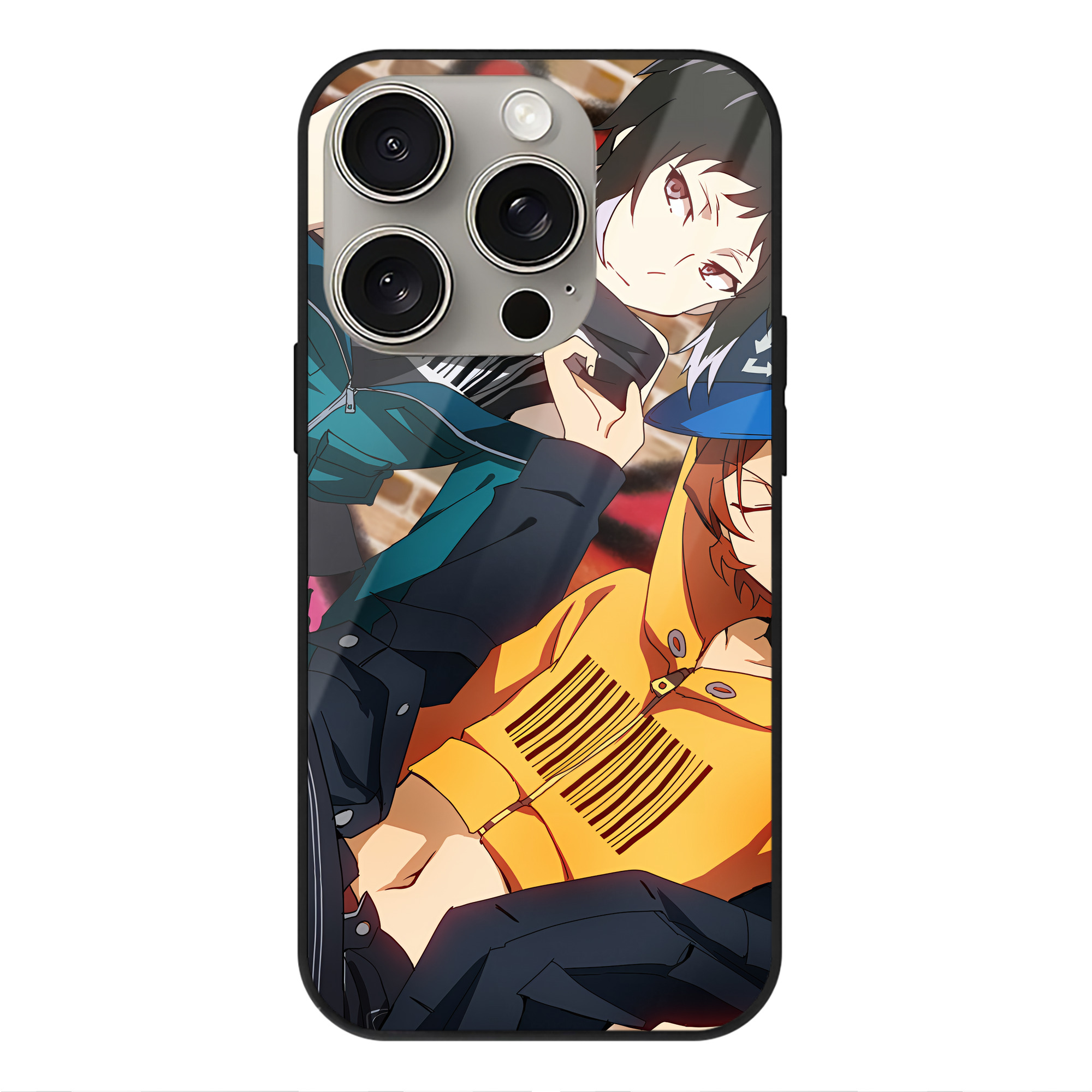 （画像用） 文豪ストレイドッグス Bungo Stray Dogs 【iPhone15Pro対応】スマホケース 耐衝撃＆黄変防止 背面ガラス