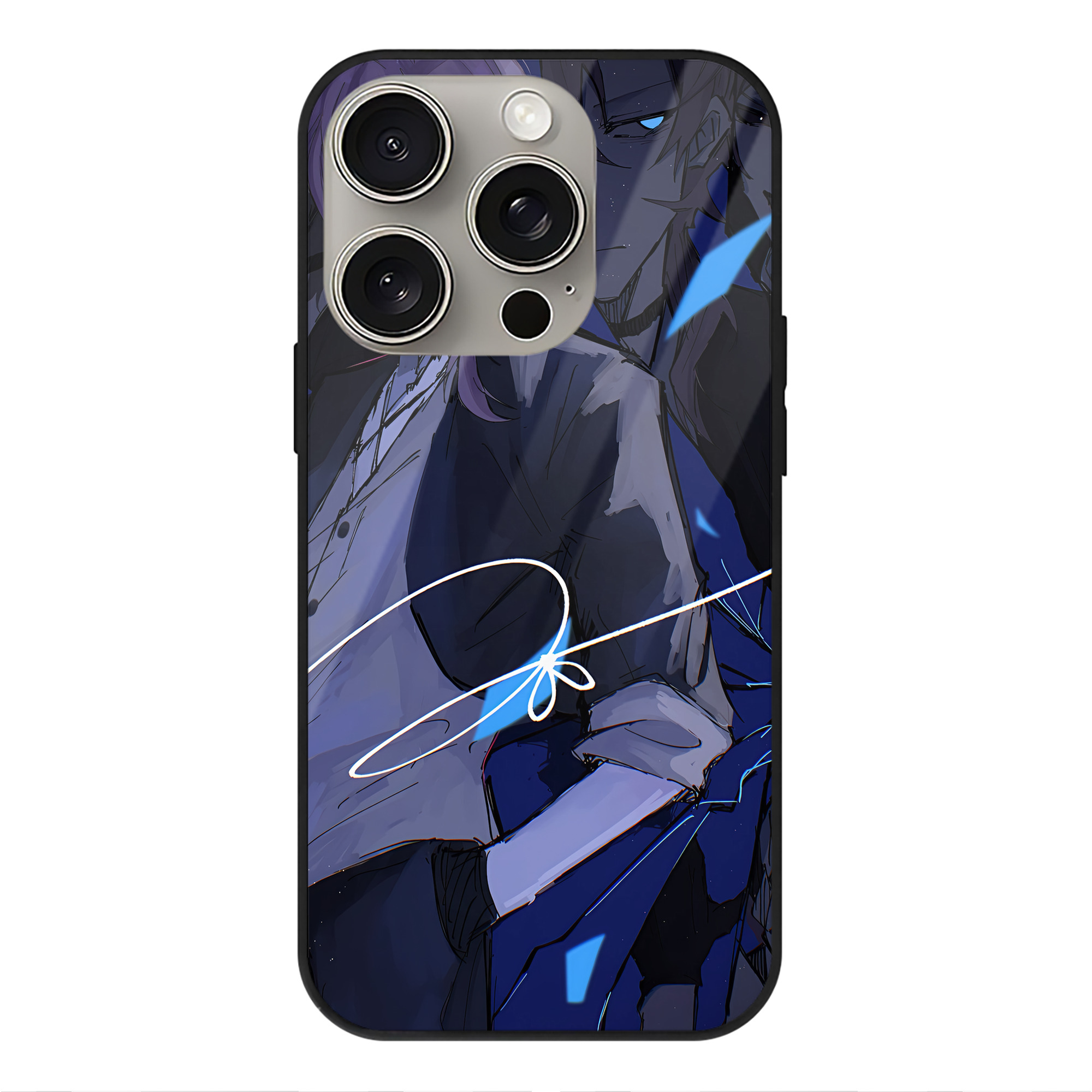 （画像用） 文豪ストレイドッグス Bungo Stray Dogs 【iPhone15Pro対応】スマホケース 耐衝撃＆黄変防止 背面ガラス