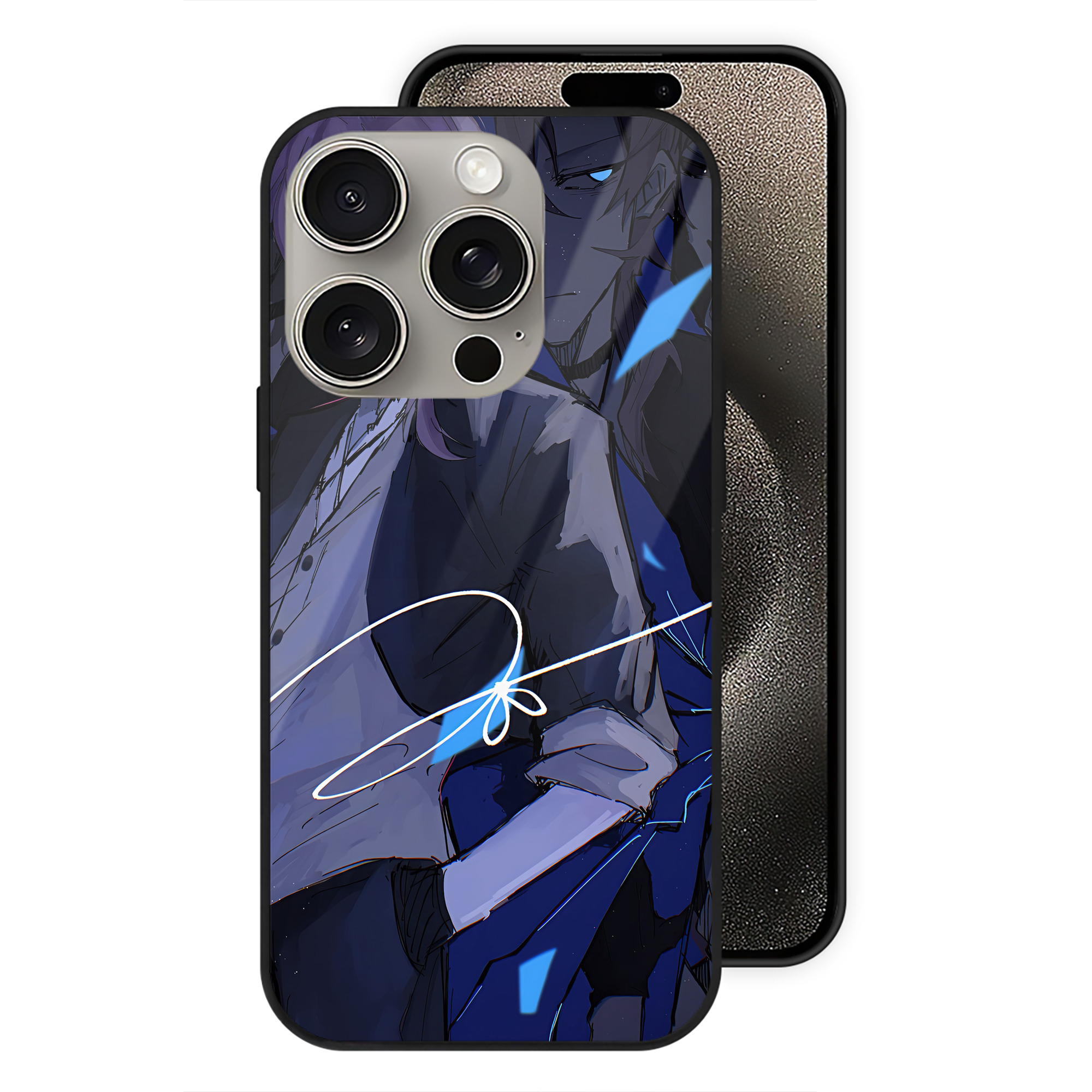 （画像用） 文豪ストレイドッグス Bungo Stray Dogs 【iPhone15Pro対応】スマホケース 耐衝撃＆黄変防止 背面ガラス