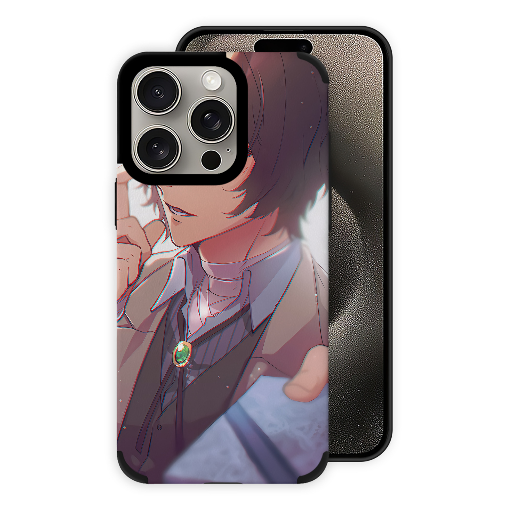 （画像用） 文豪ストレイドッグス Bungo Stray Dogs 【iPhone15ProMax対応】 PUレザー スマホケース 耐衝撃＆黄変防止