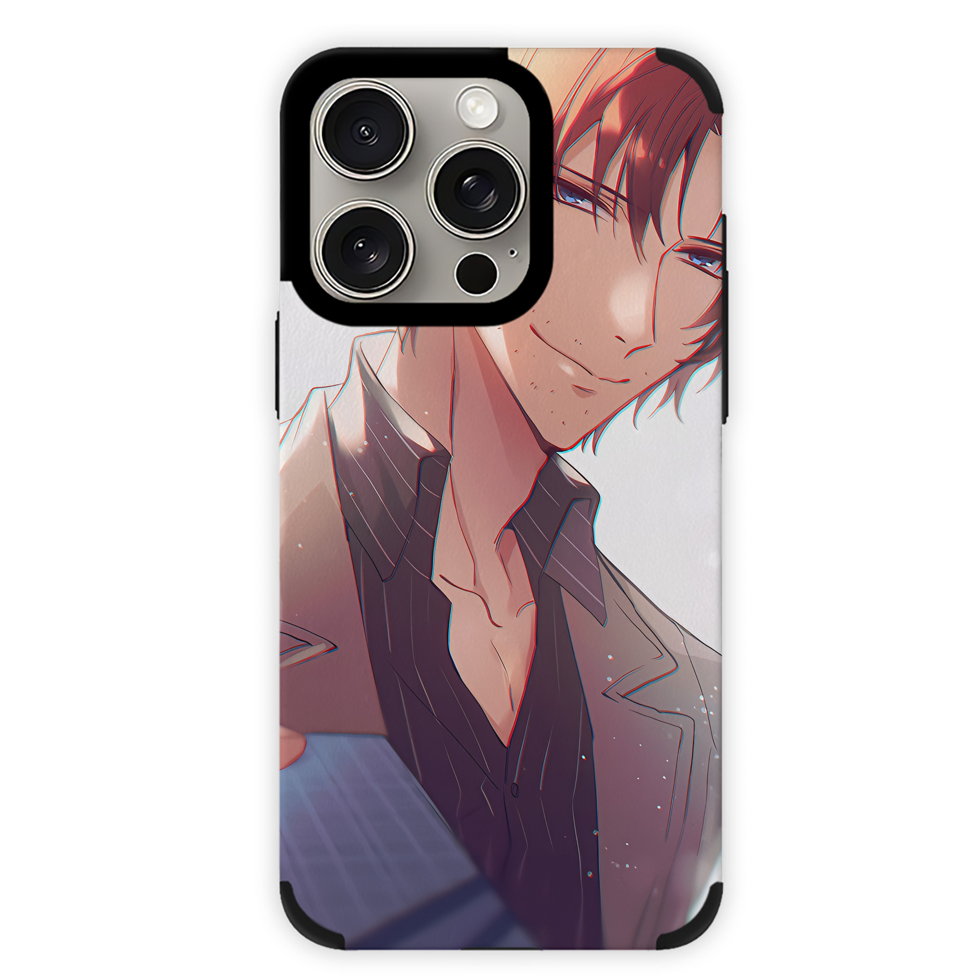 （画像用） 文豪ストレイドッグス Bungo Stray Dogs 【iPhone15ProMax対応】 PUレザー スマホケース 耐衝撃＆黄変防止