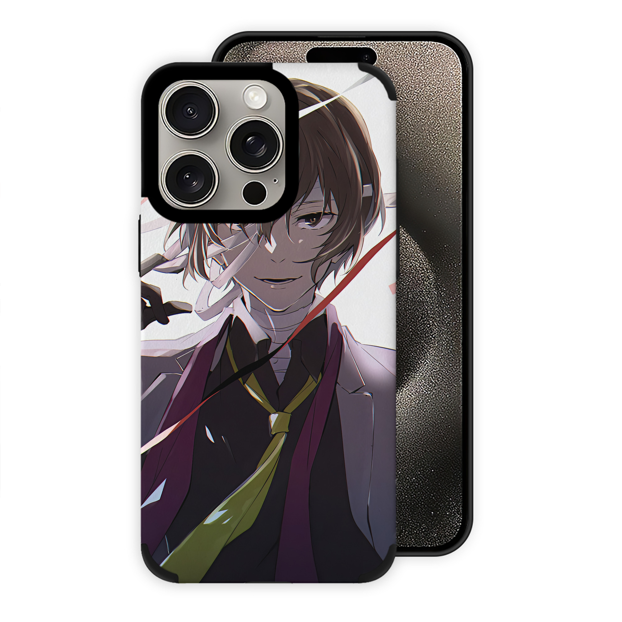 （画像用） 文豪ストレイドッグス Bungo Stray Dogs 【iPhone15ProMax対応】 PUレザー スマホケース 耐衝撃＆黄変防止
