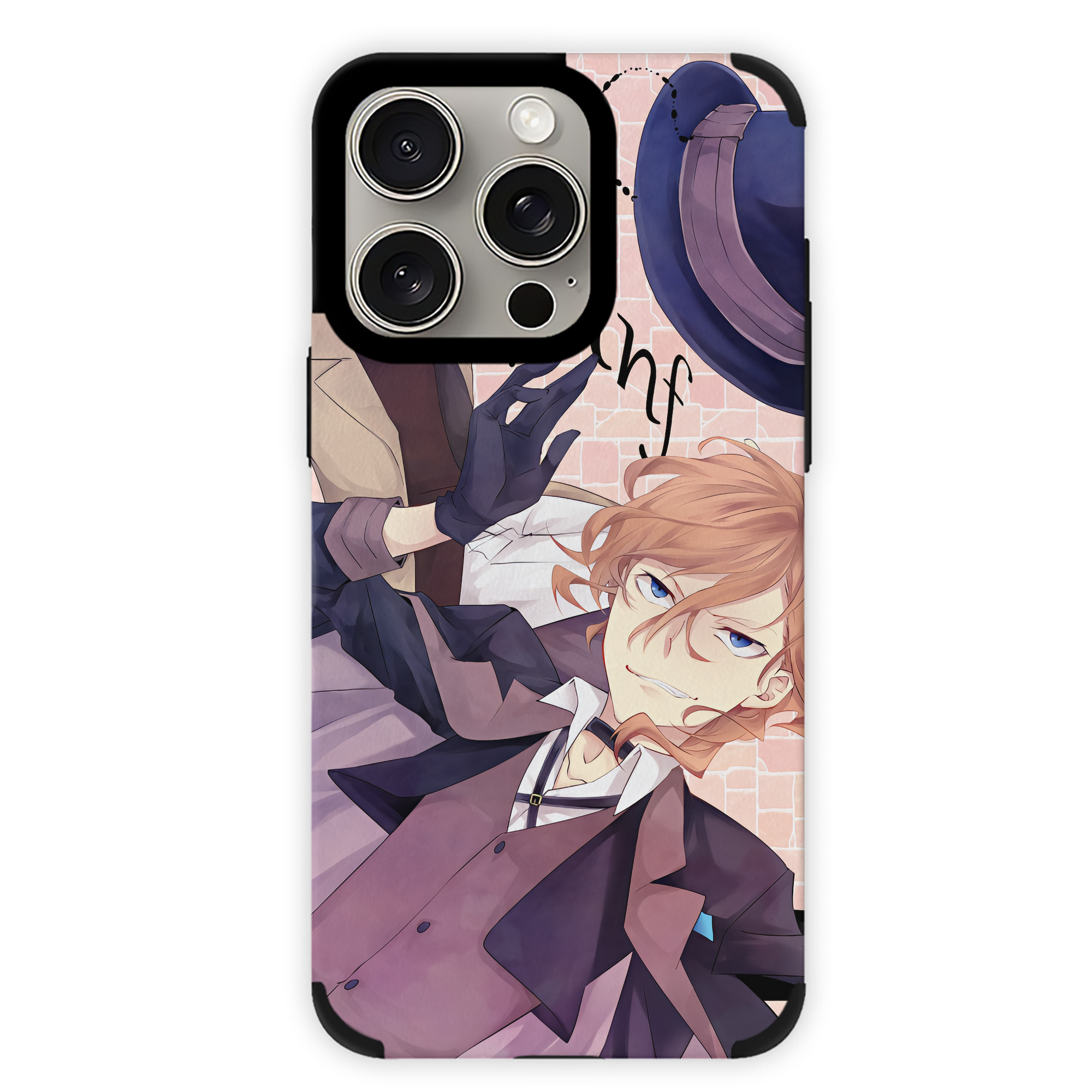 （画像用） 文豪ストレイドッグス Bungo Stray Dogs 【iPhone15ProMax対応】 PUレザー スマホケース 耐衝撃＆黄変防止