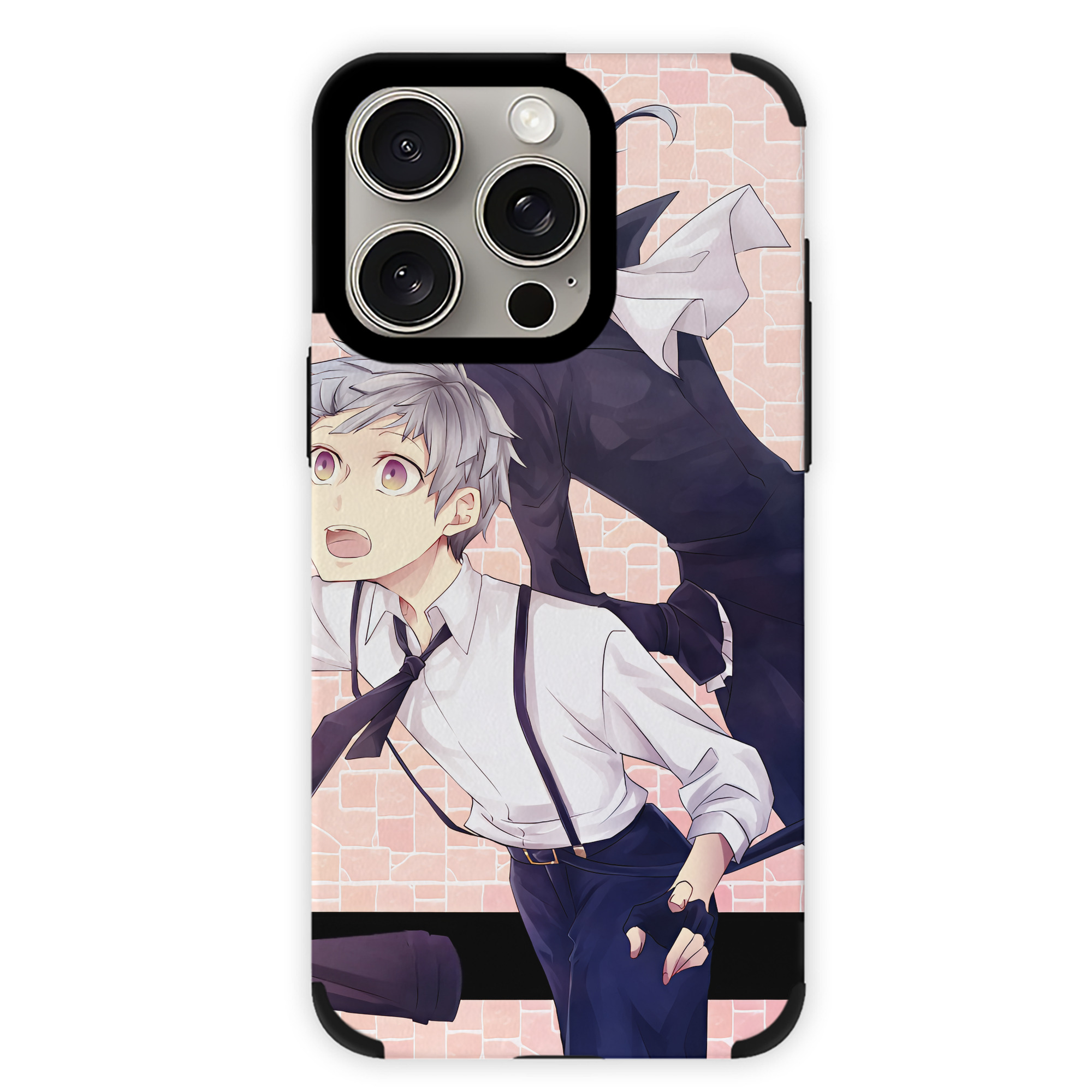 （画像用） 文豪ストレイドッグス Bungo Stray Dogs 【iPhone15ProMax対応】 PUレザー スマホケース 耐衝撃＆黄変防止