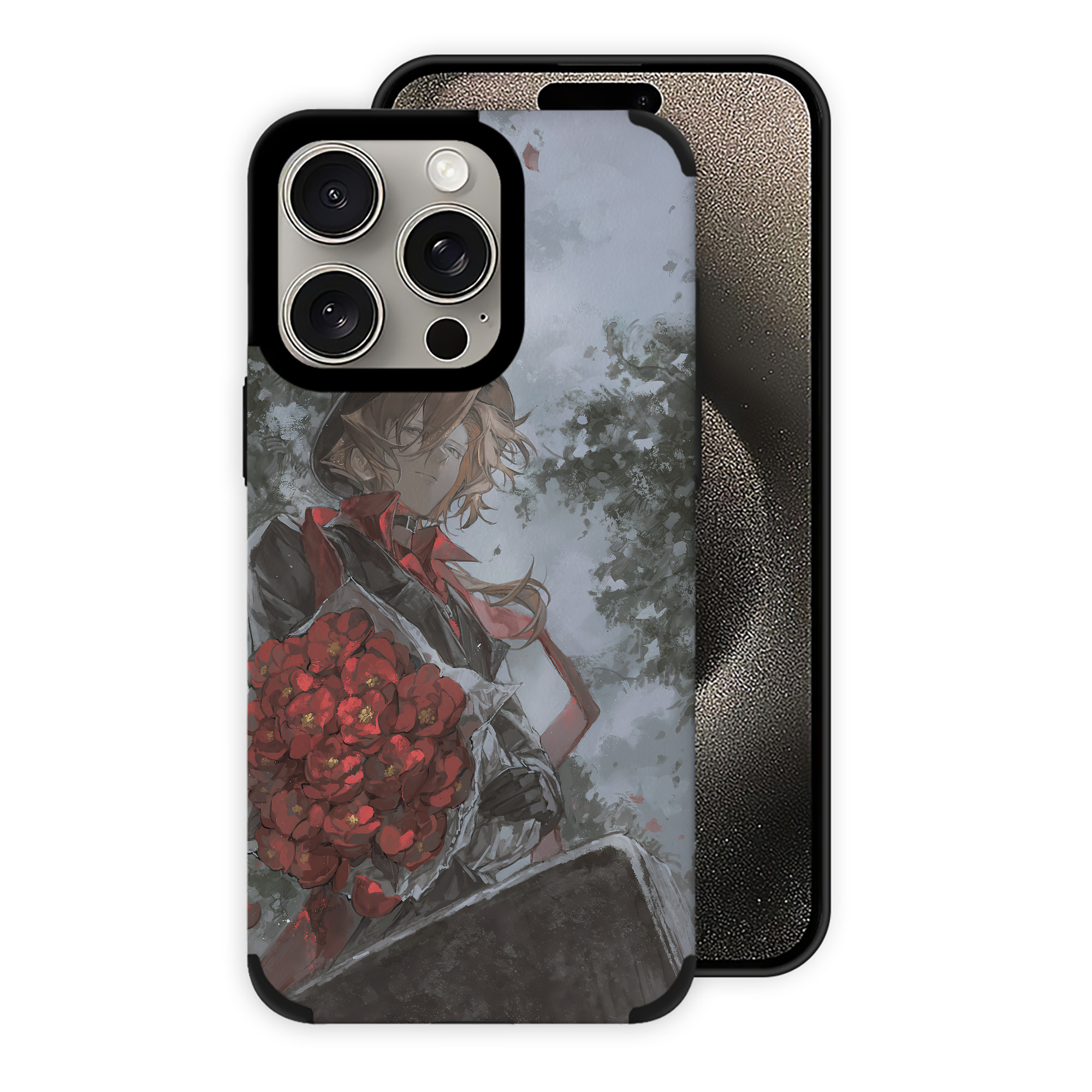 （画像用） 文豪ストレイドッグス Bungo Stray Dogs 【iPhone15ProMax対応】 PUレザー スマホケース 耐衝撃＆黄変防止