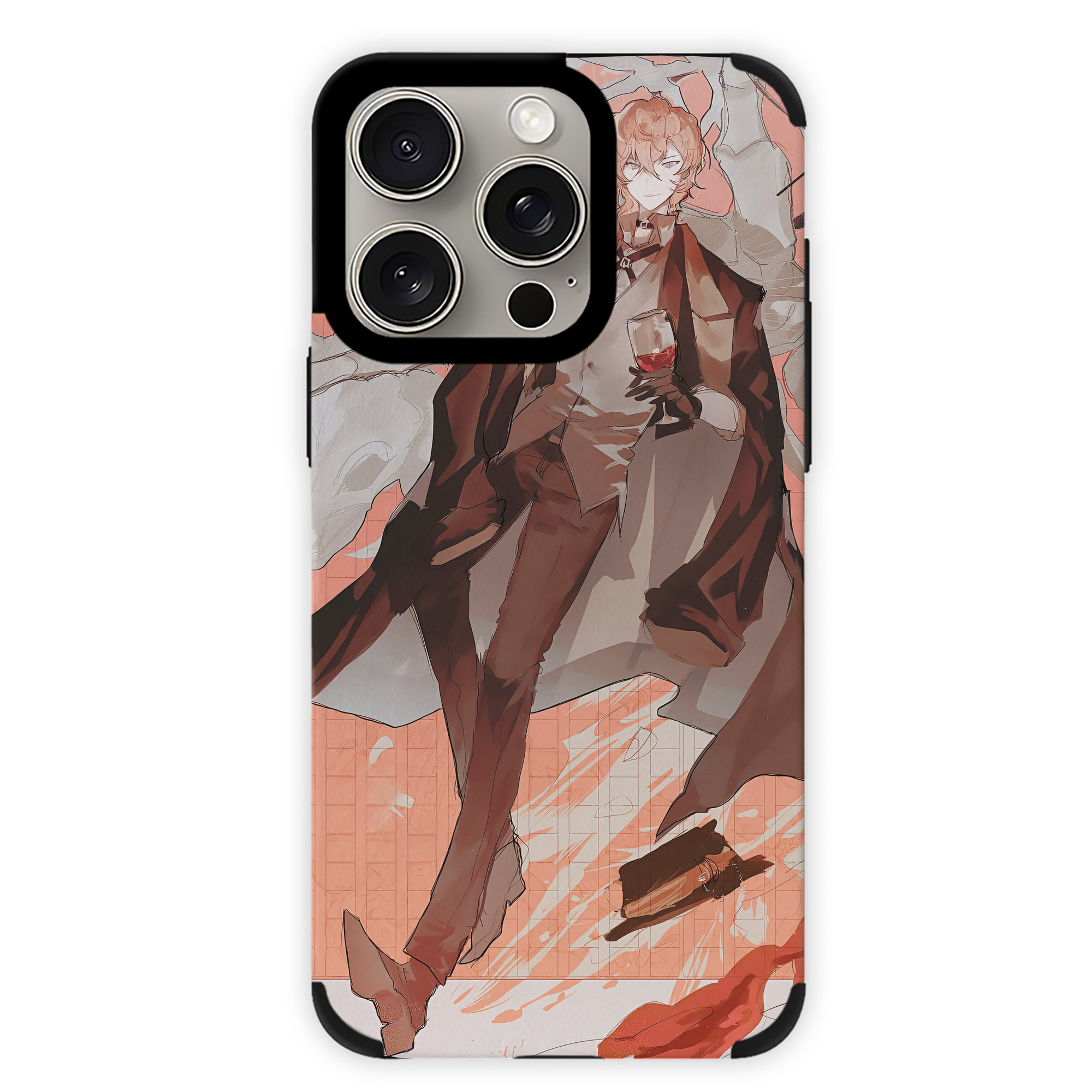 （画像用） 文豪ストレイドッグス Bungo Stray Dogs 【iPhone15ProMax対応】 PUレザー スマホケース 耐衝撃＆黄変防止