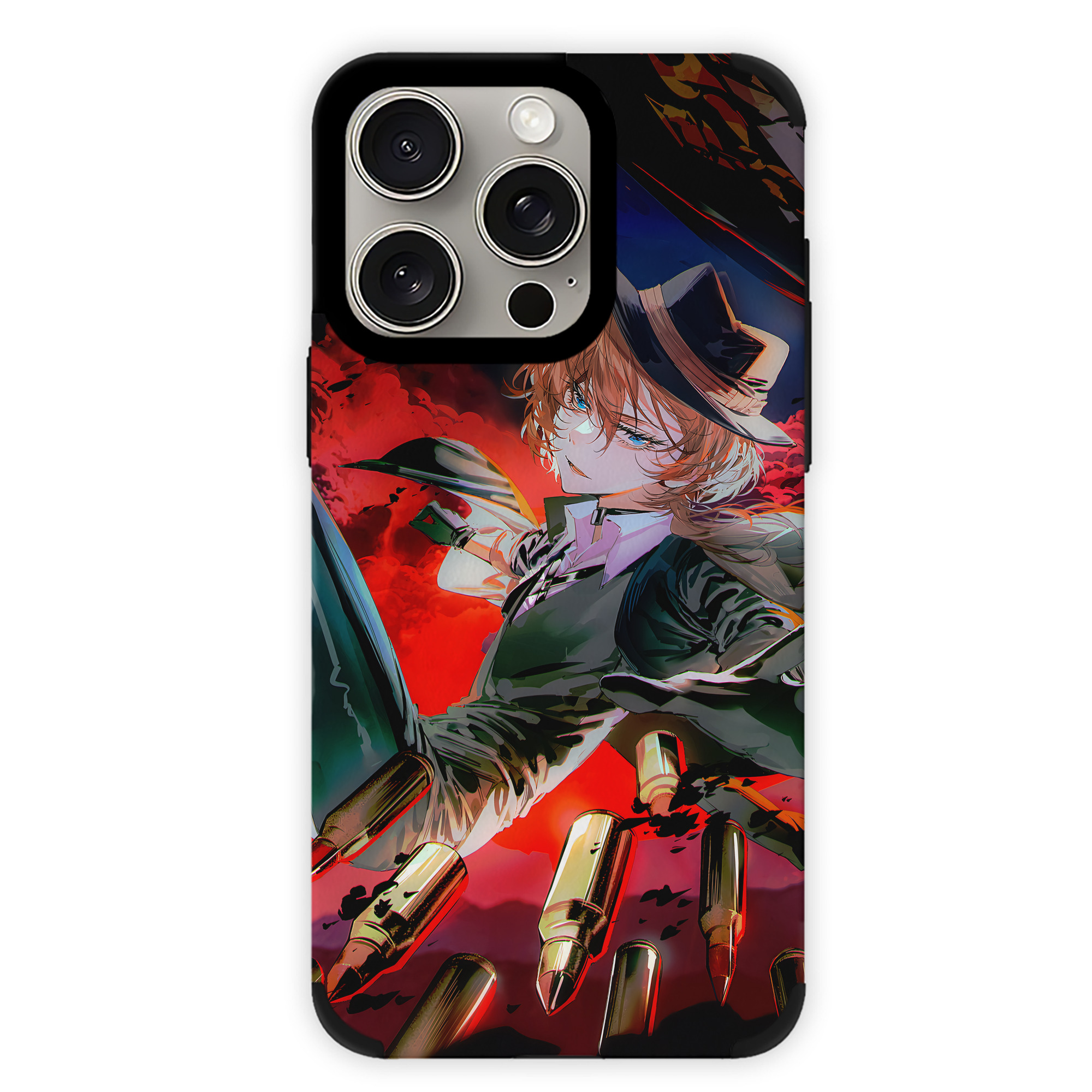 （画像用） 文豪ストレイドッグス Bungo Stray Dogs 【iPhone15ProMax対応】 PUレザー スマホケース 耐衝撃＆黄変防止